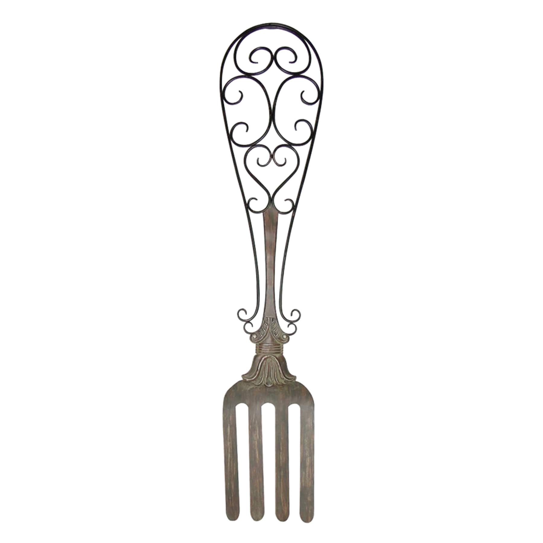Metal Fork Wall Decor