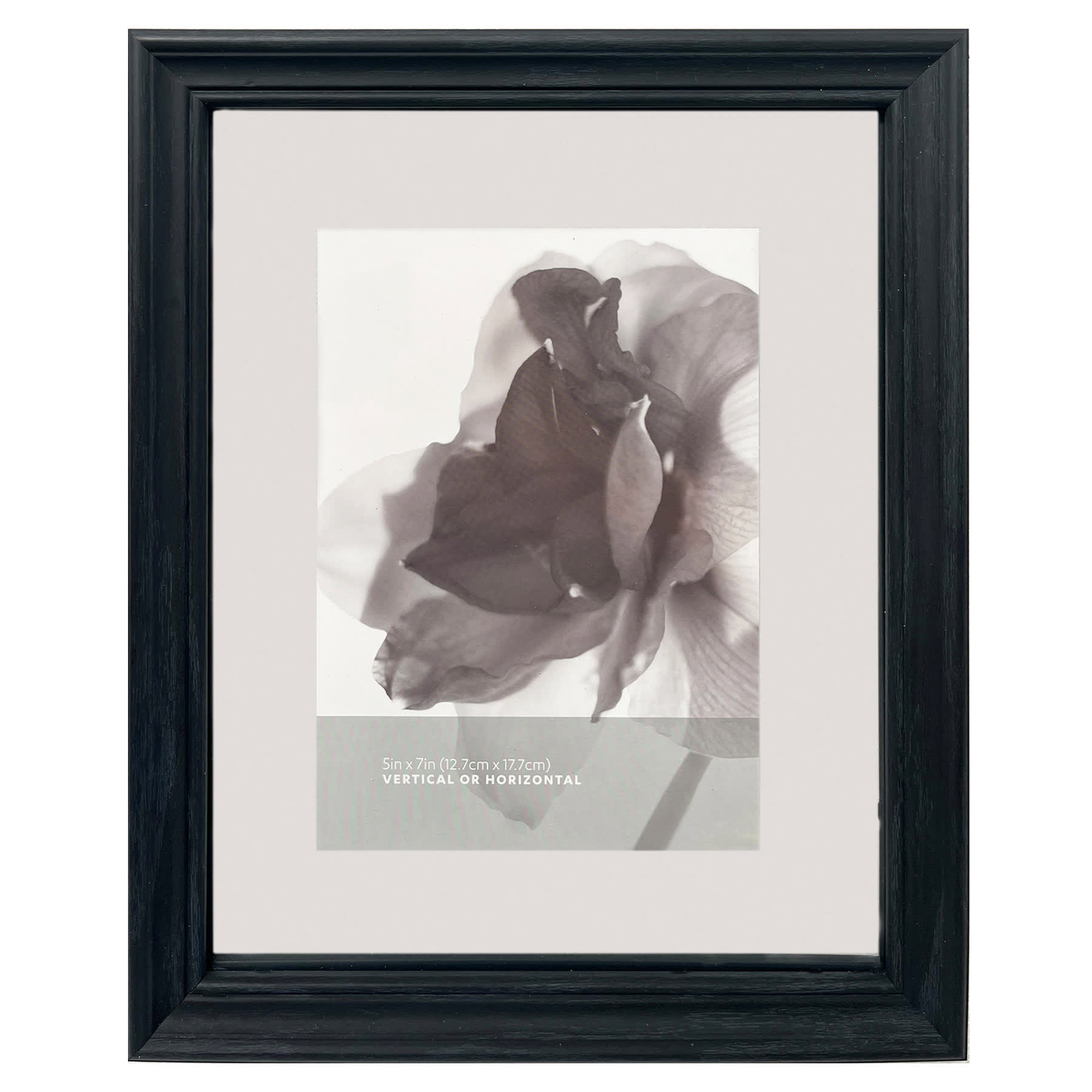 Black Ornate Floating Wall Frame, 8x10