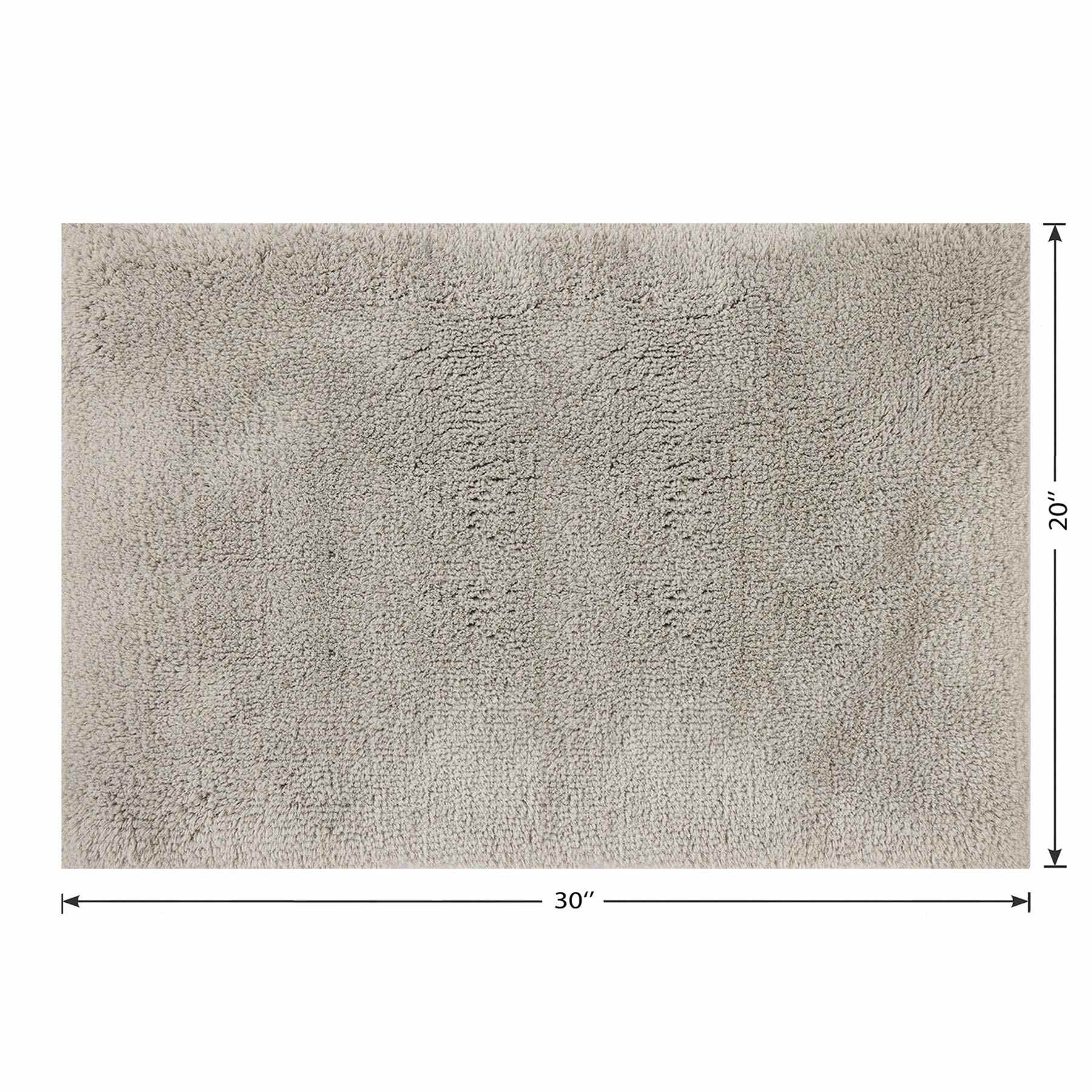 Providence Grey Primasoft Plus Bath Rug, 20x30