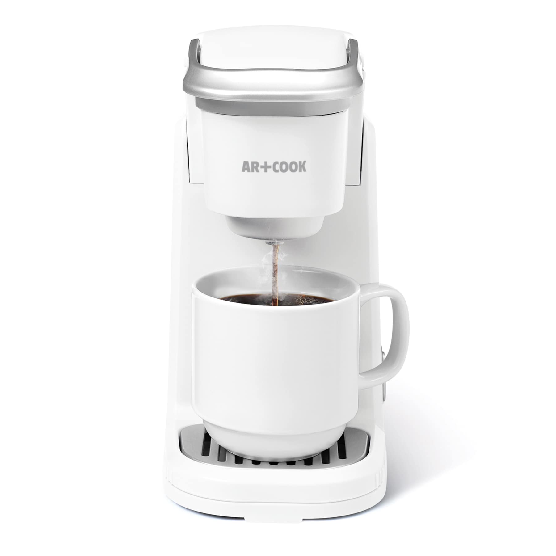 Single Serve White Coffee Maker, 10oz