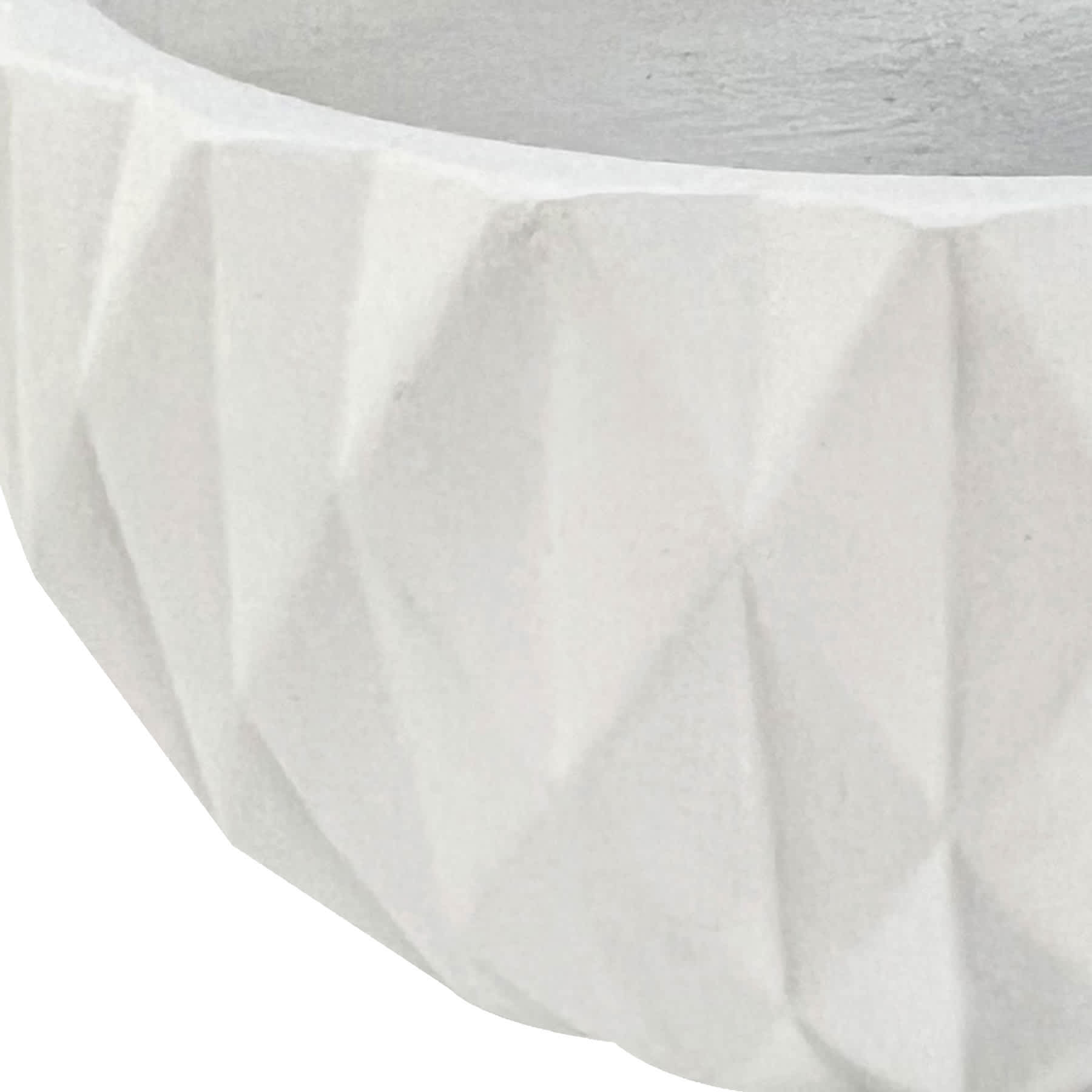 Crosby St. Tess White Outdoor Planter, Large