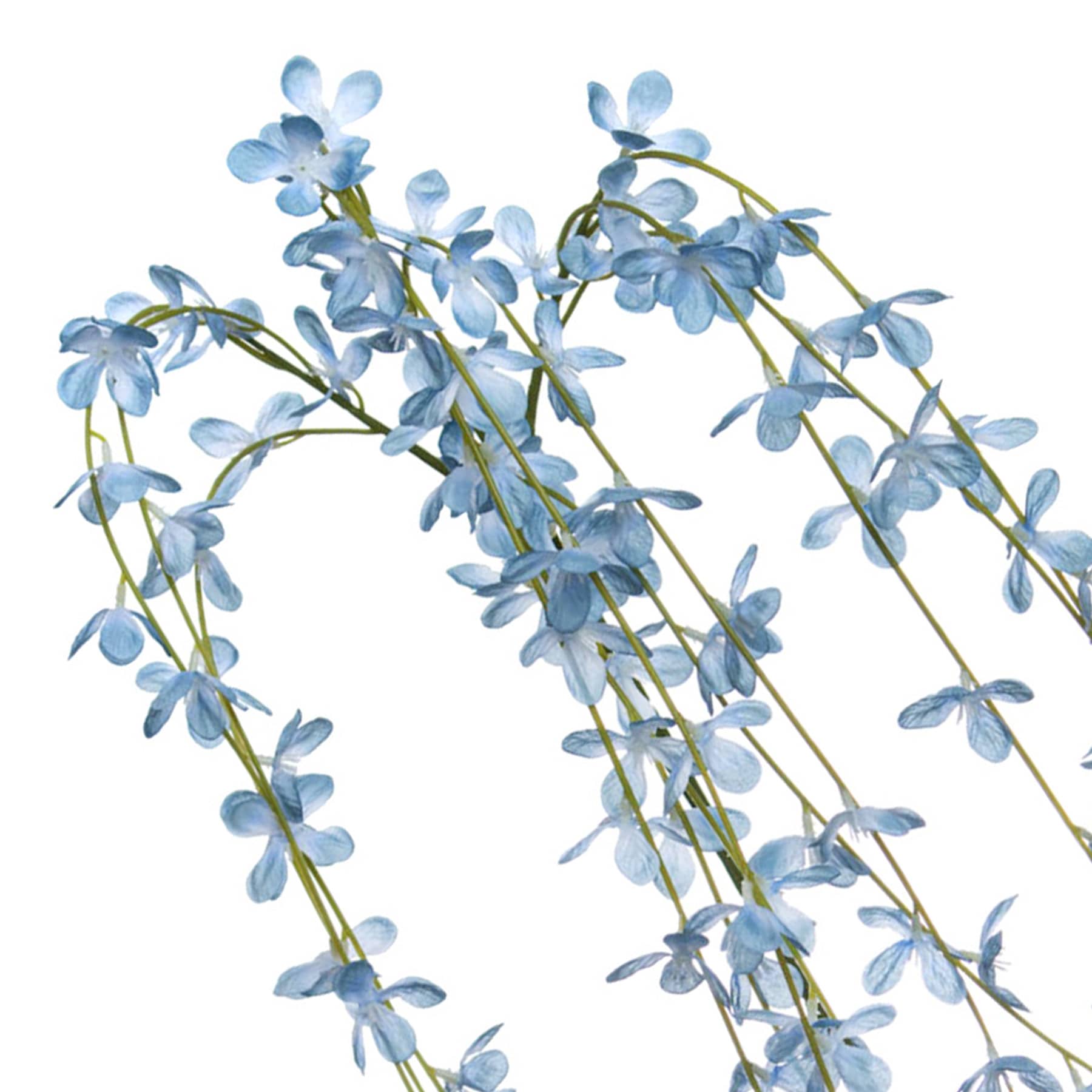Blue Hanging Forsythia Spray, 49"