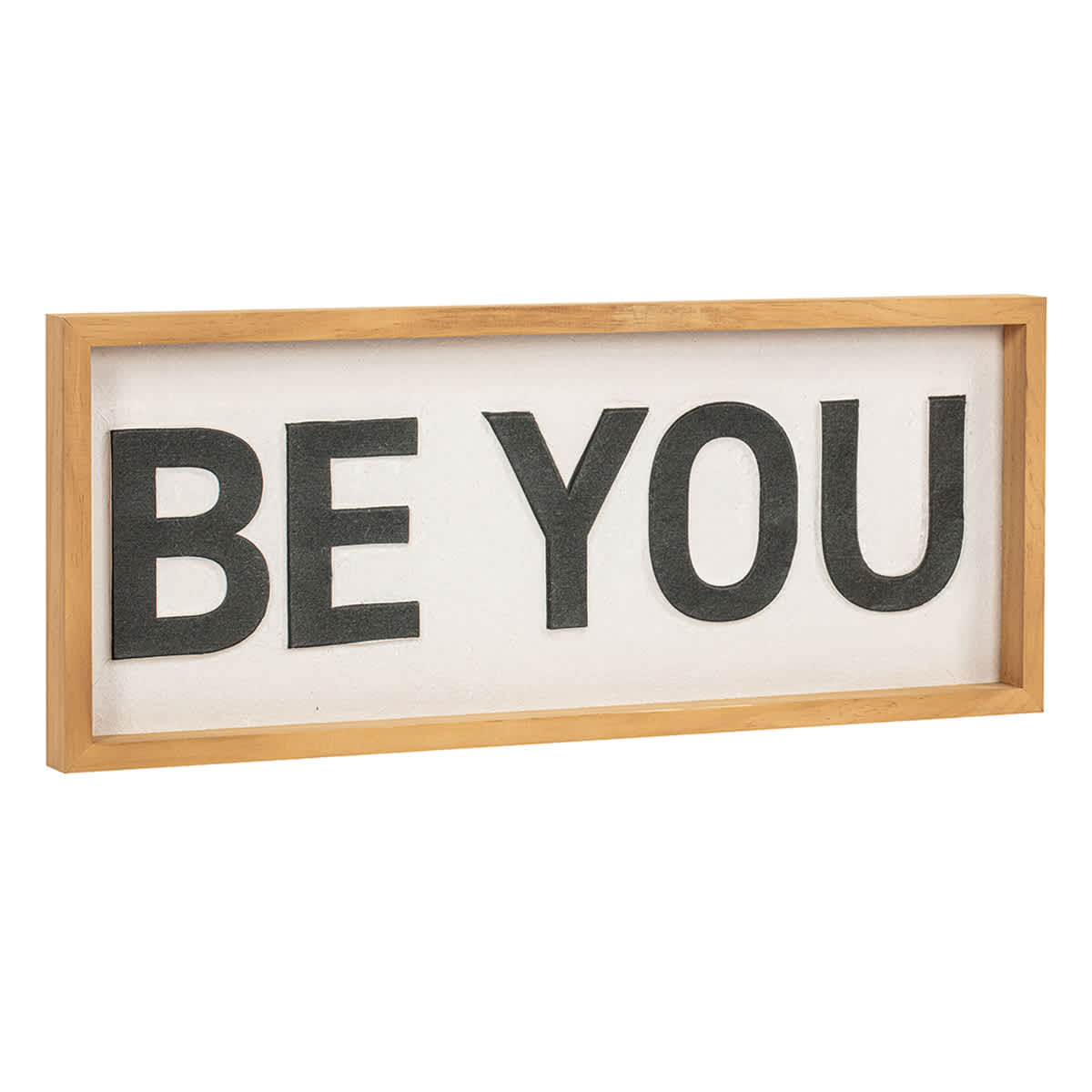 Reclaimed Be You Wooden Wall Art, 20x8