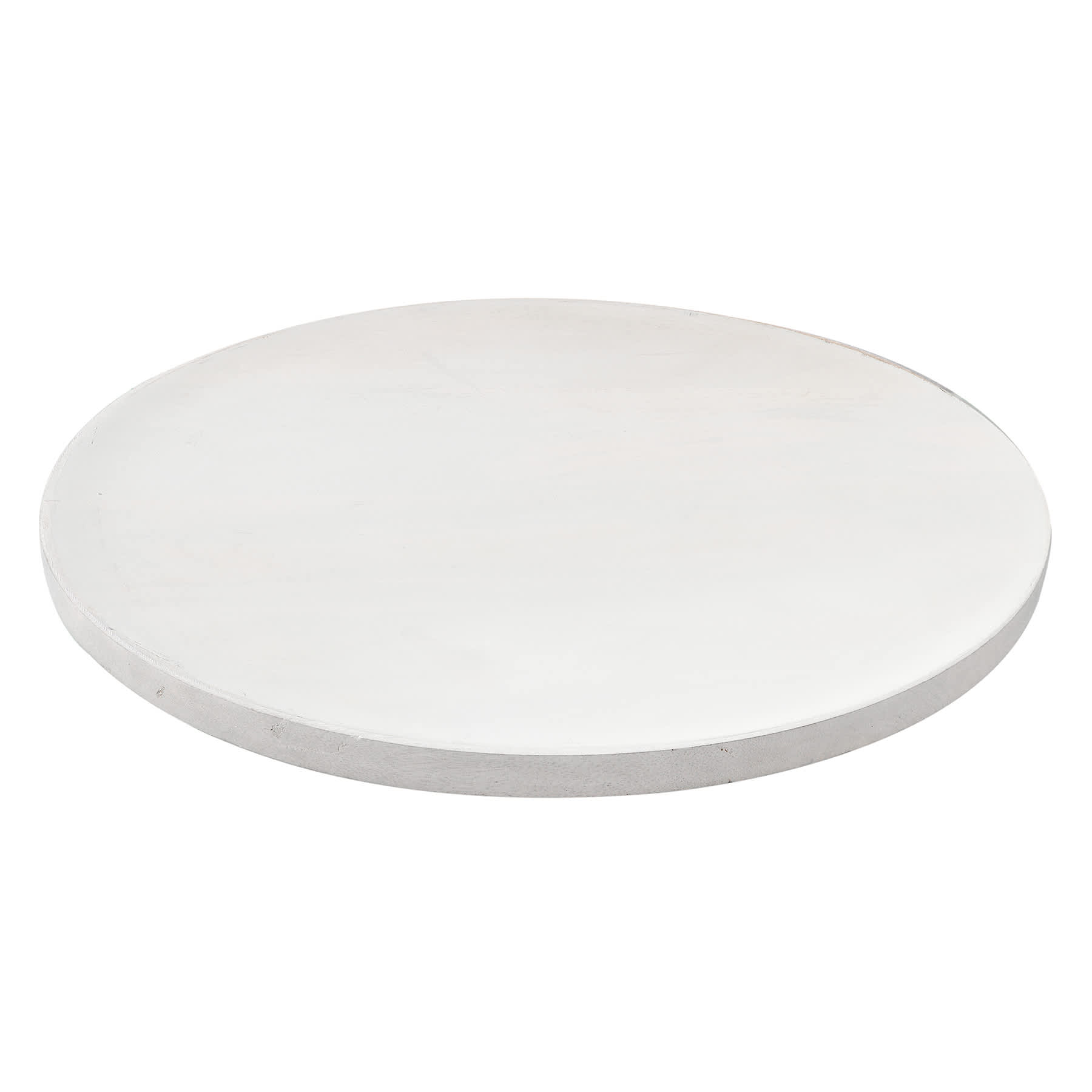 White Wooden Charger Plate