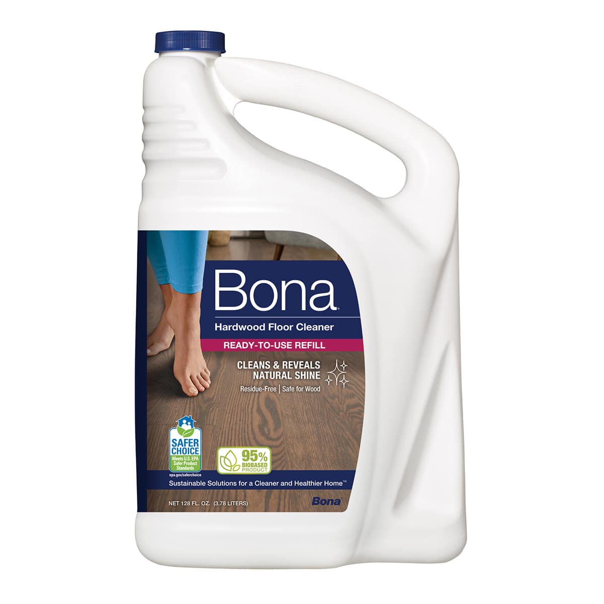Bona Hardwood Floor Cleaner Refill,128oz