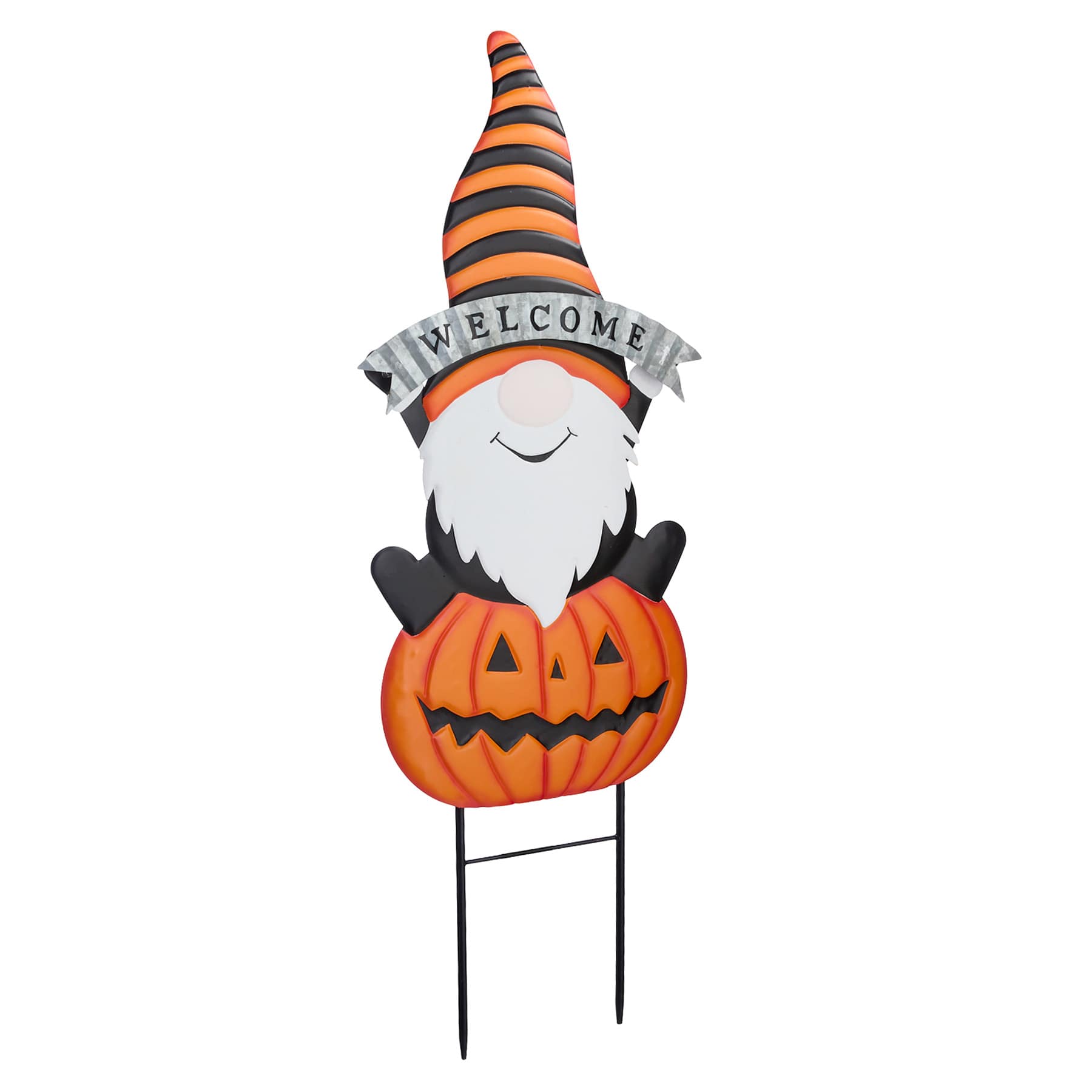 Happy Haunting Gnome Yardstake, 34"