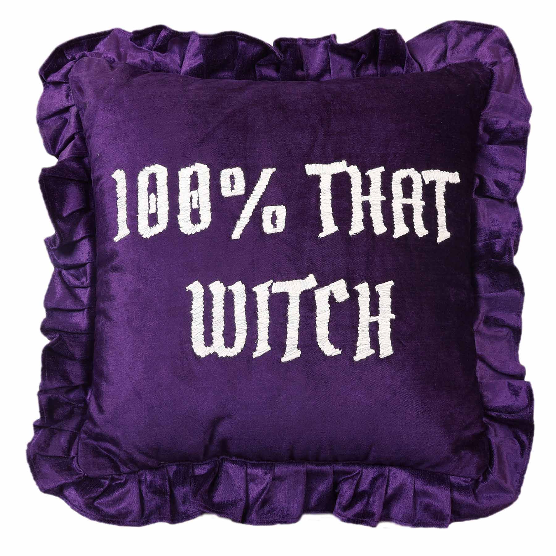 Spellbound 100% That Witch Throw Pillow, 18"