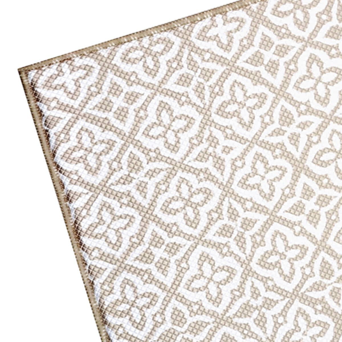 Taupe Geo Print Drying Mat
