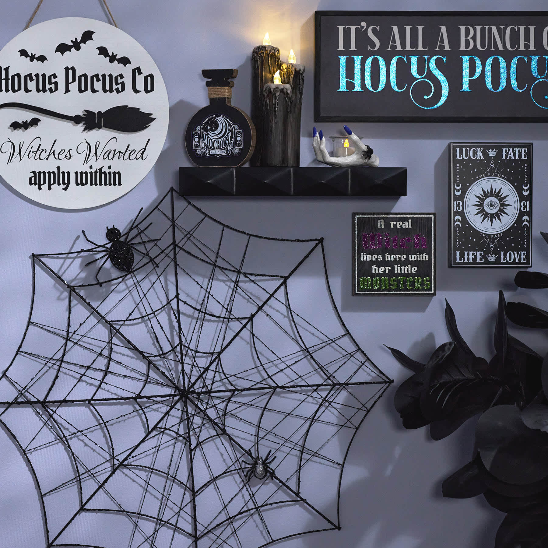 Spellbound Hocus Pocus Co Halloween Wall Art, 13"
