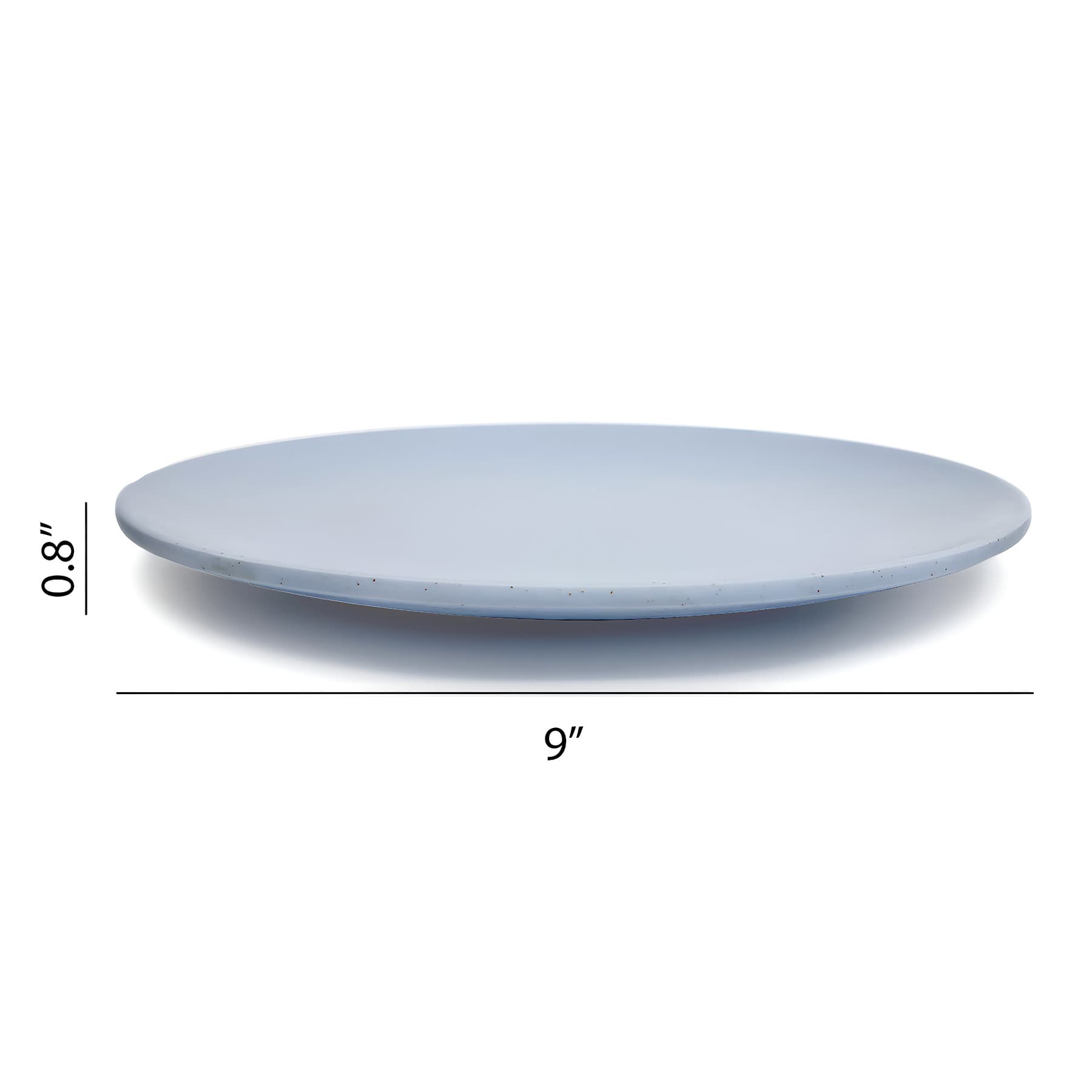 Coupe Matte Blue Salad Plate