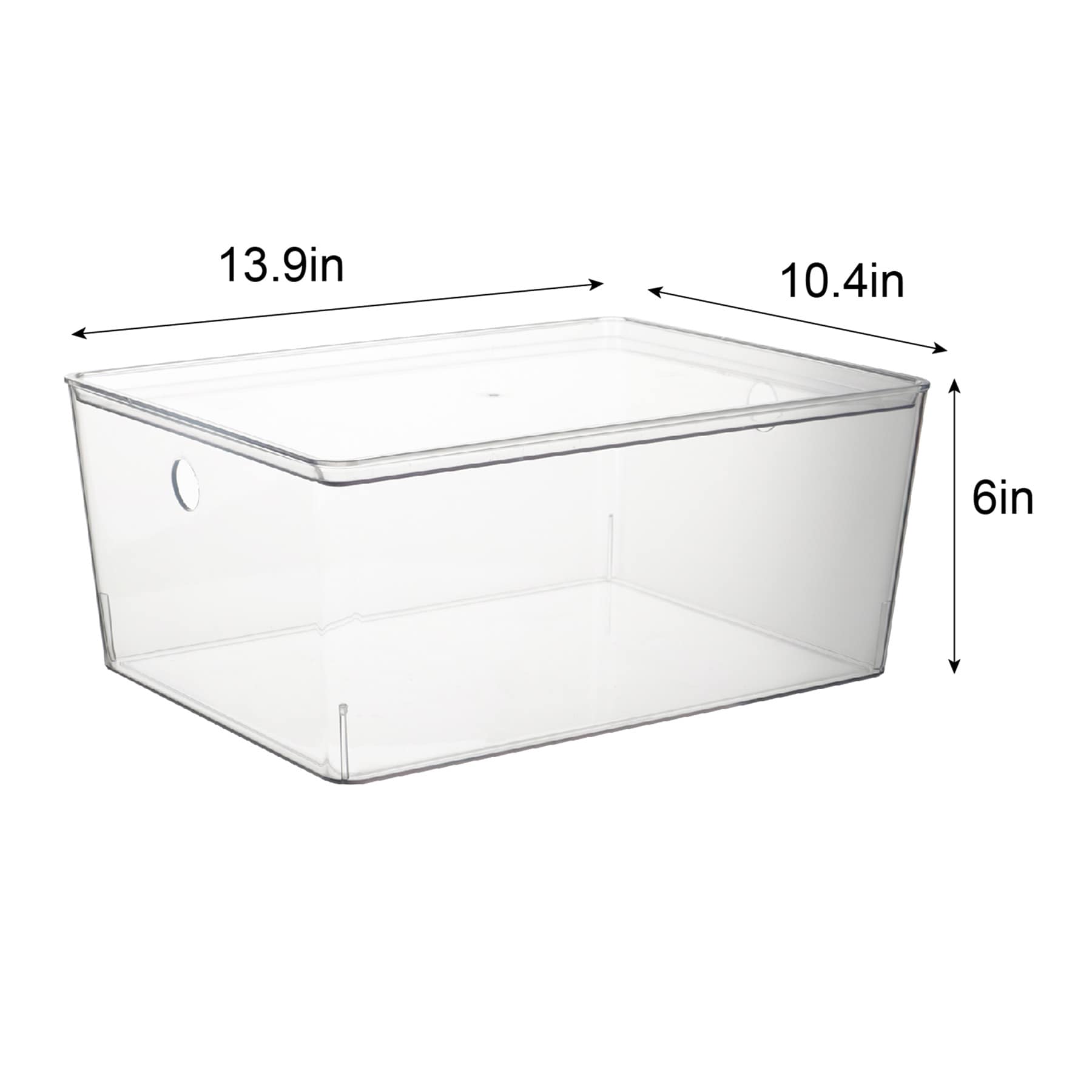 Clear Storage Container, 12l