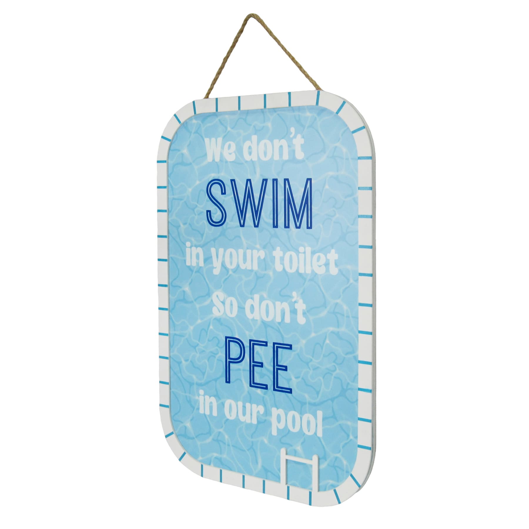 Pool Outdoor Wall Decor, 16"