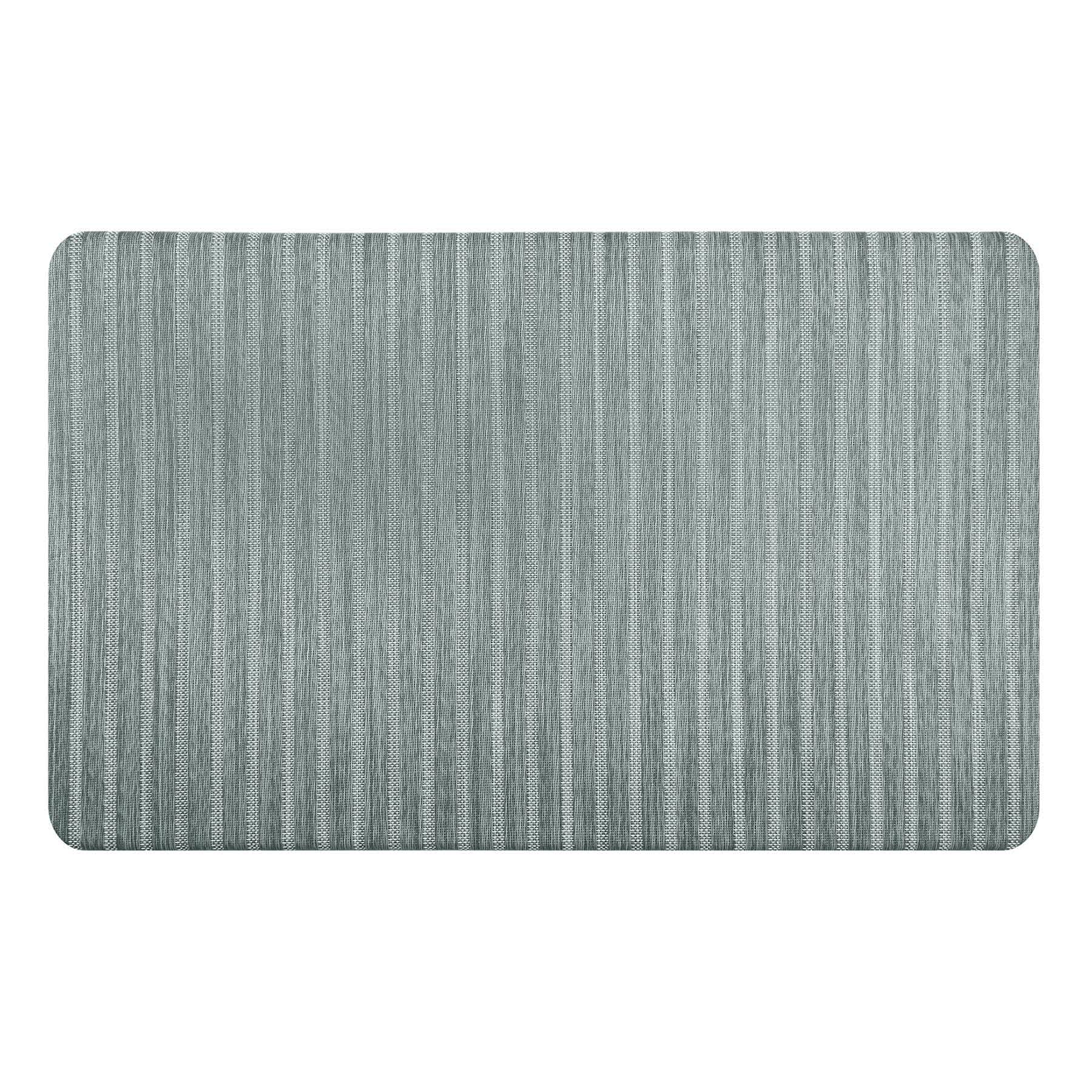 Cook N' Comfort Sage Striped Anti-Fatigue Kitchen Mat, 20x39