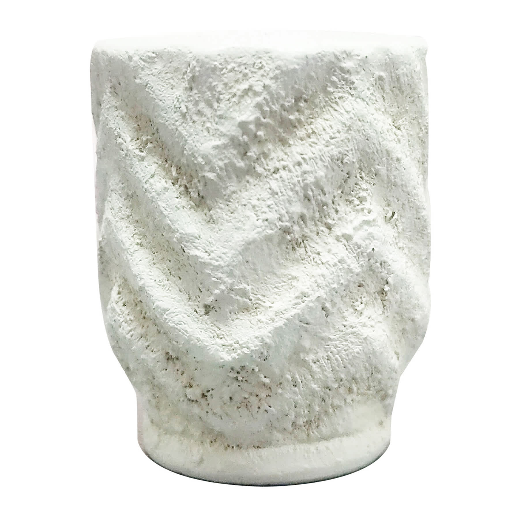 Found & Fable White Chevron Finial, 1.5"