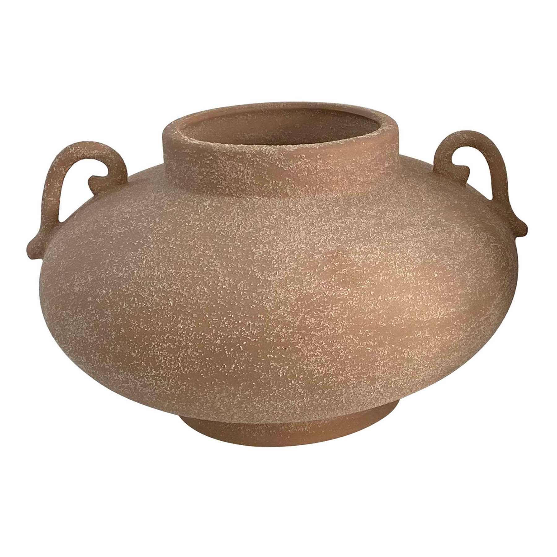 Neutral Ceramic Vase, 6.5"