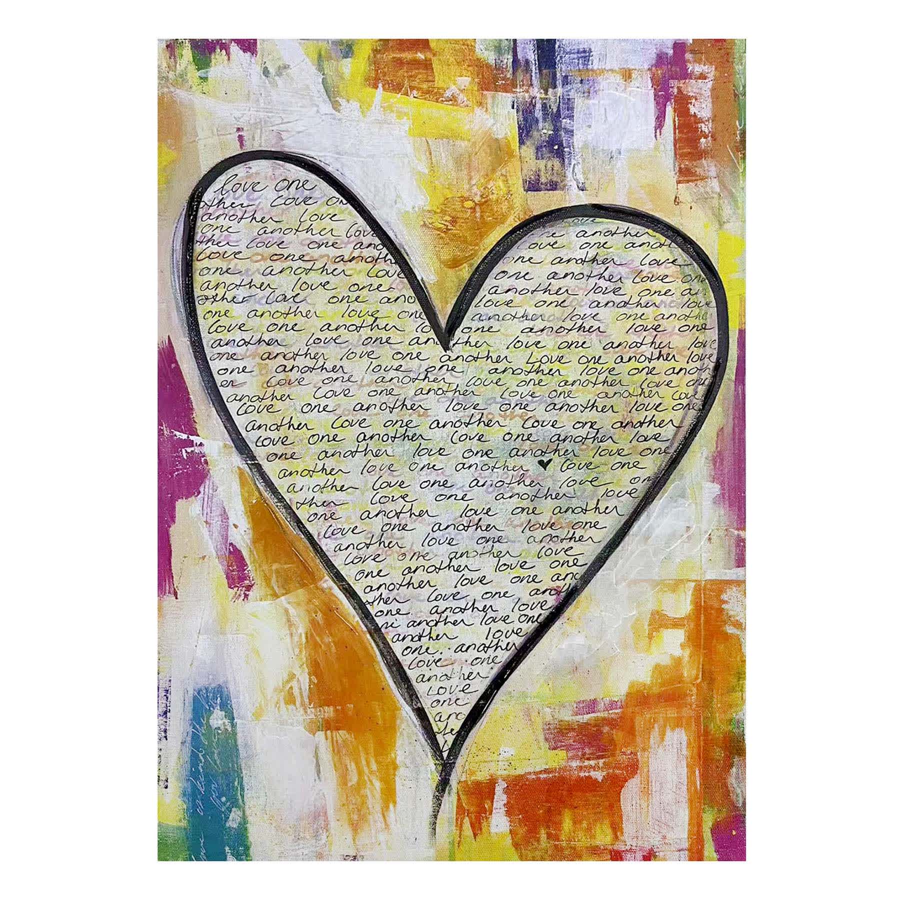 Love Ya Canvas Wall Art, 12x16