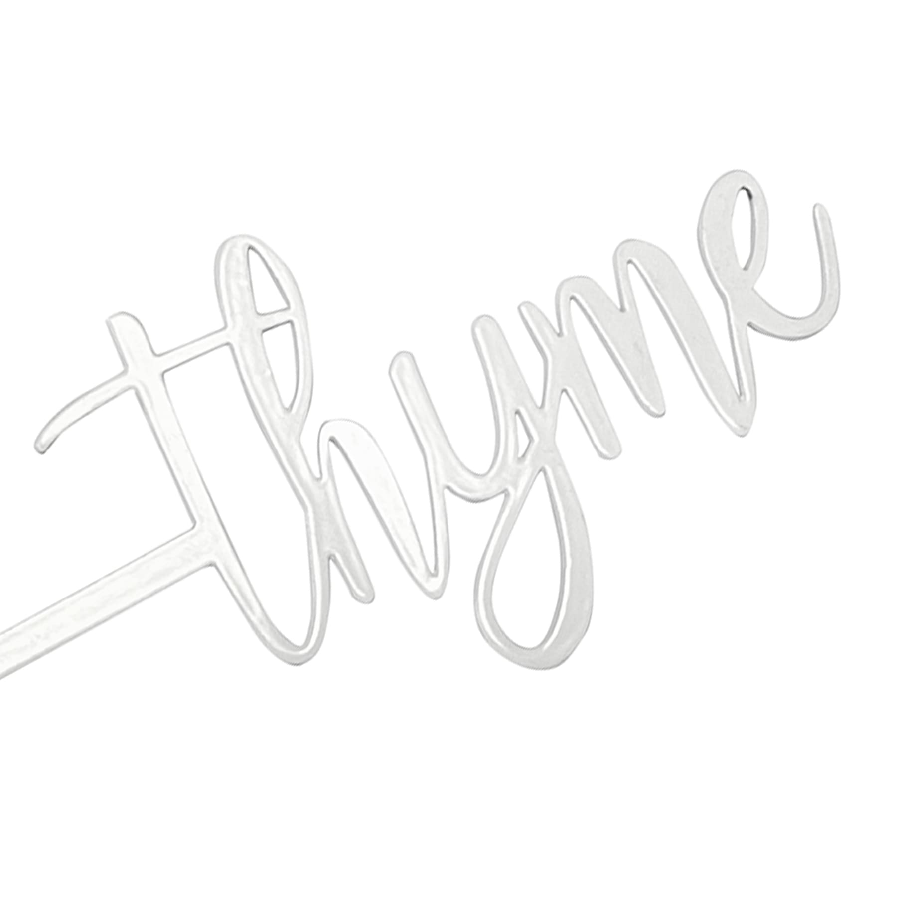 Honeybloom Thyme Metal Herb Marker, 10"