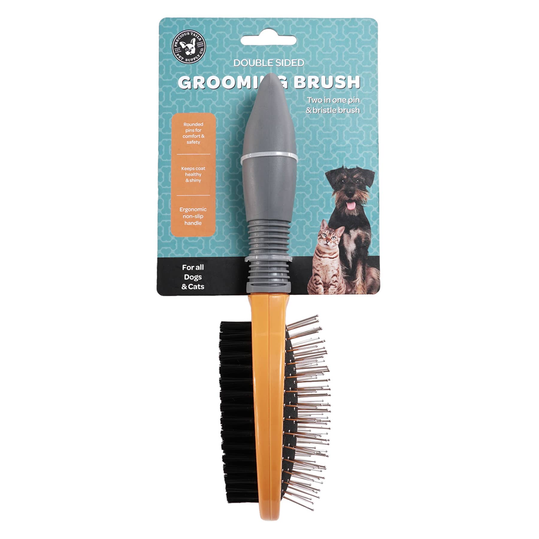 Double Sided Grooming Brush Cats And Dogs