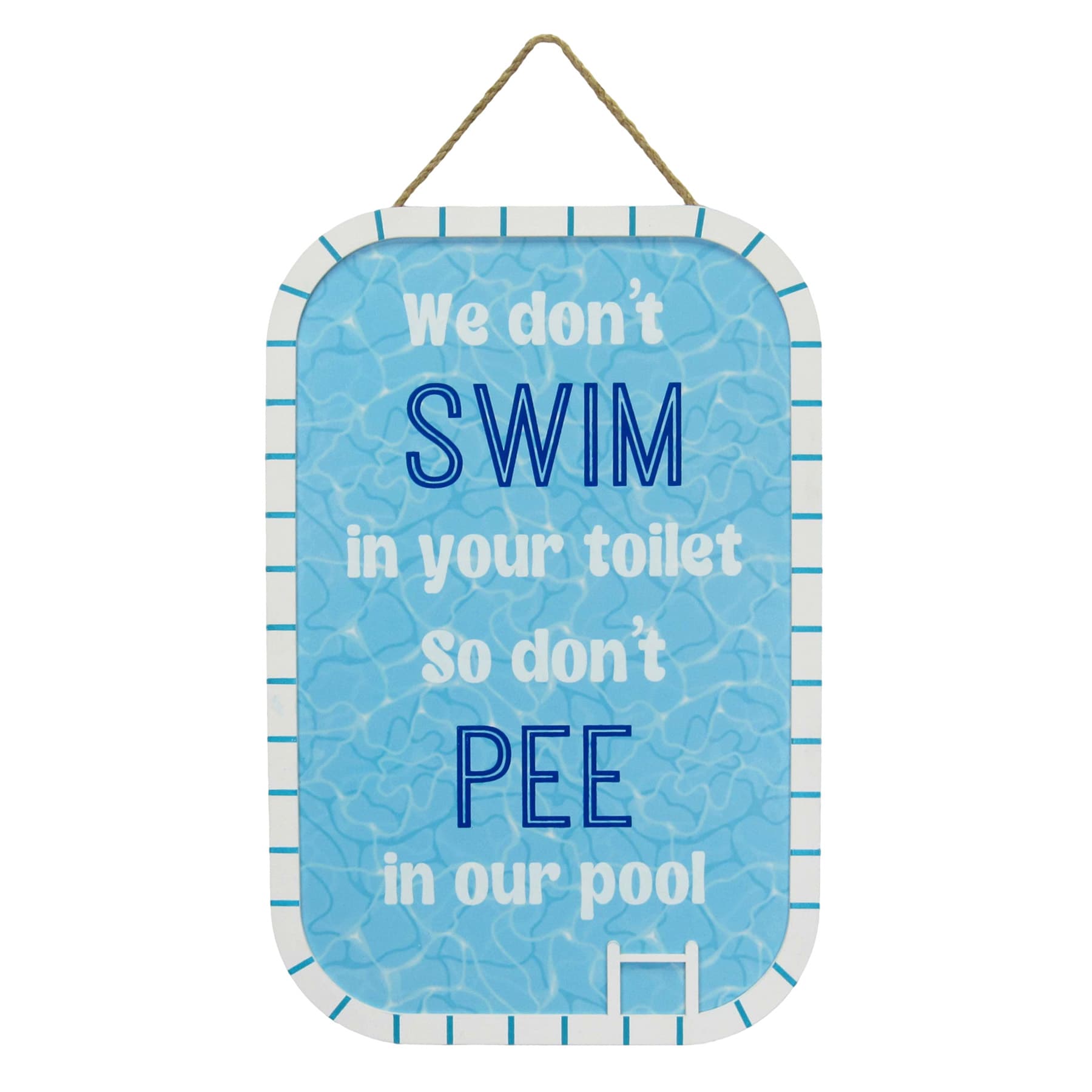Pool Outdoor Wall Decor, 16"