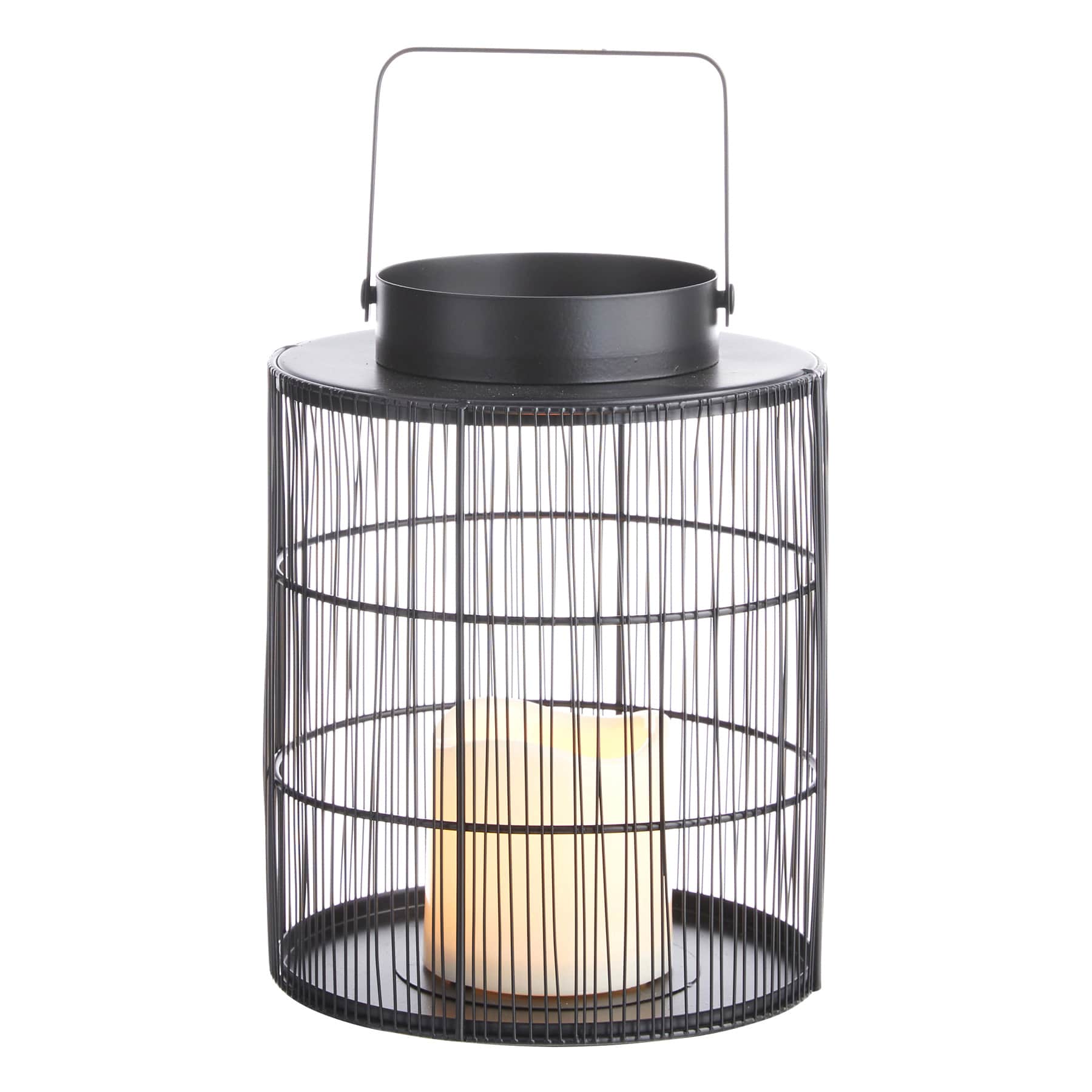 Found & Fable LED Metal Wire Lantern, 6.5x8