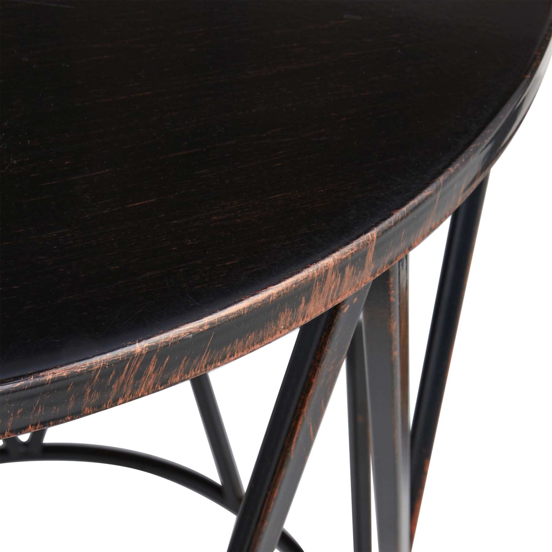 Metal Diamond Plant Stand, Bronze