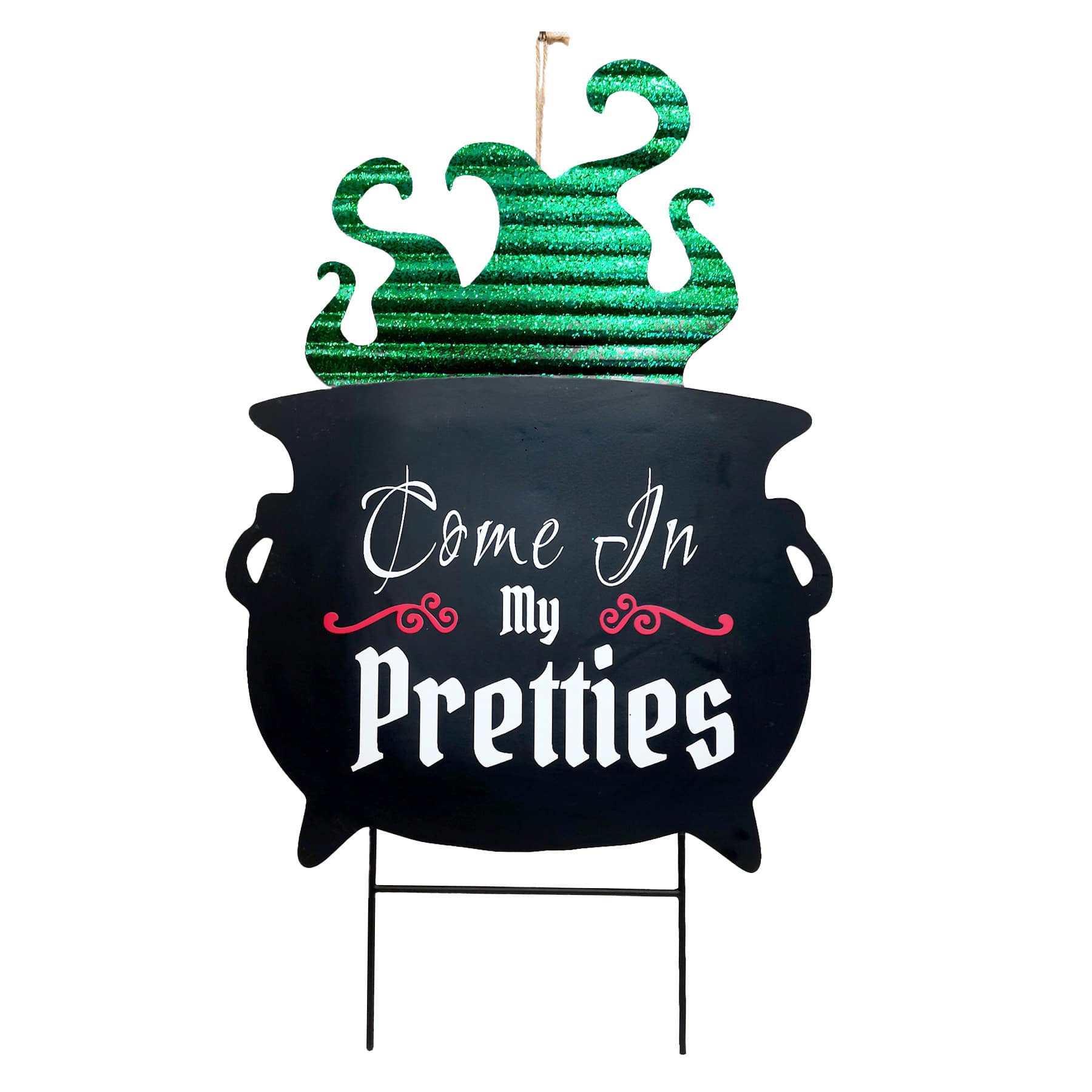 Spellbound Come in Pretties Cauldron Yardstake