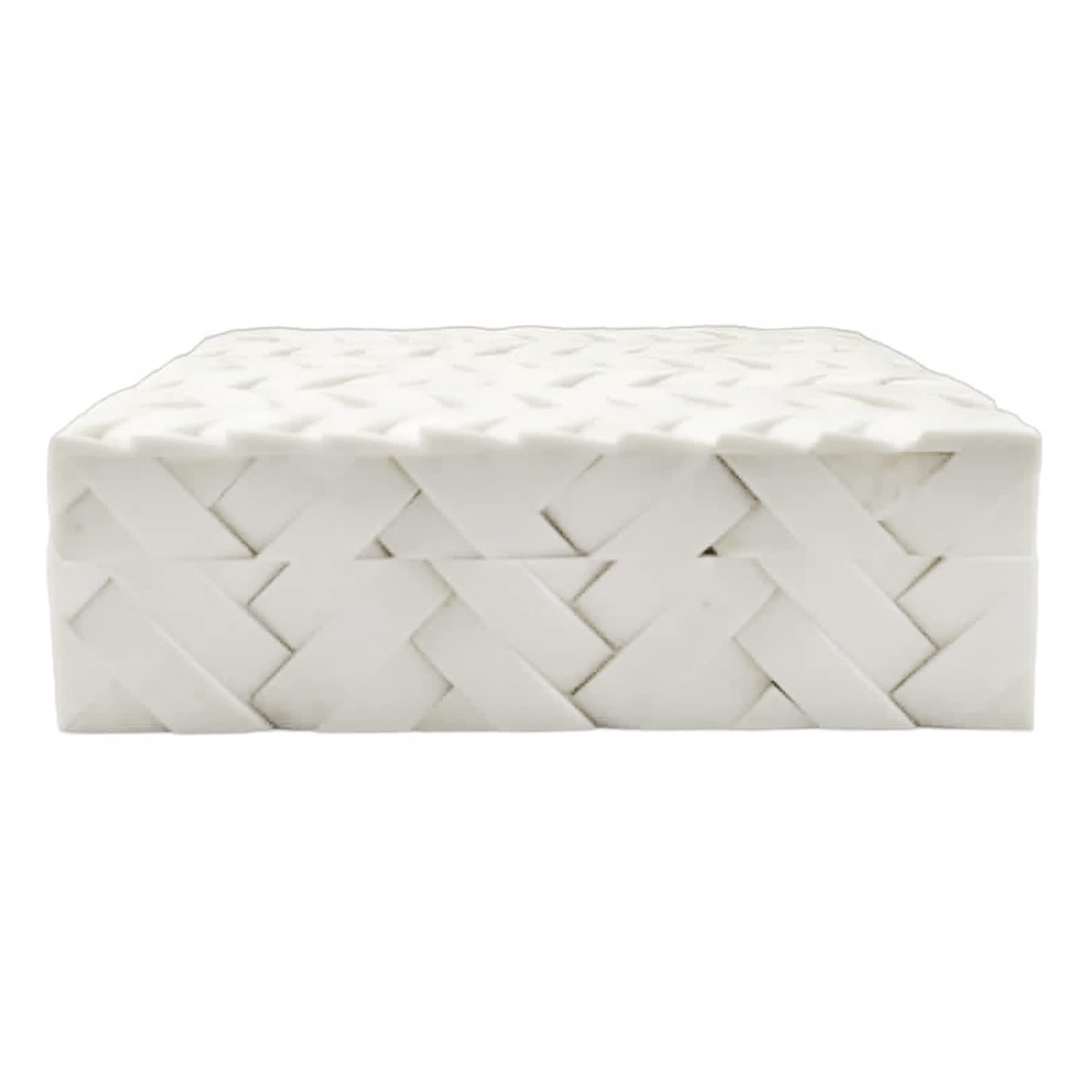 Providence Neutral Chevron Decorative Box, 9"
