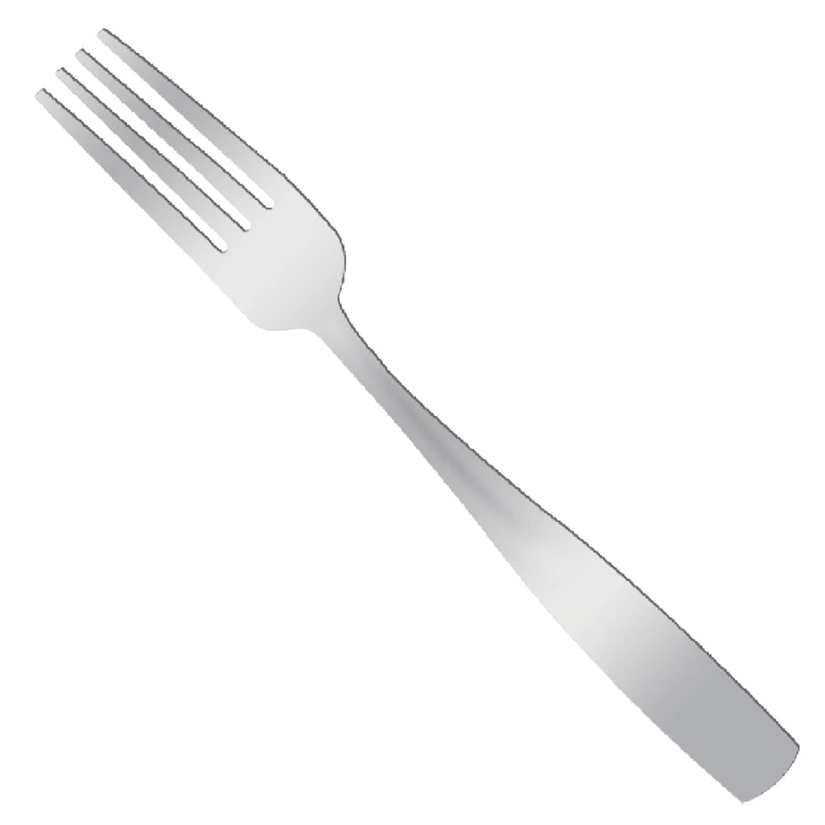 Percy Salad Fork, Satin Silver
