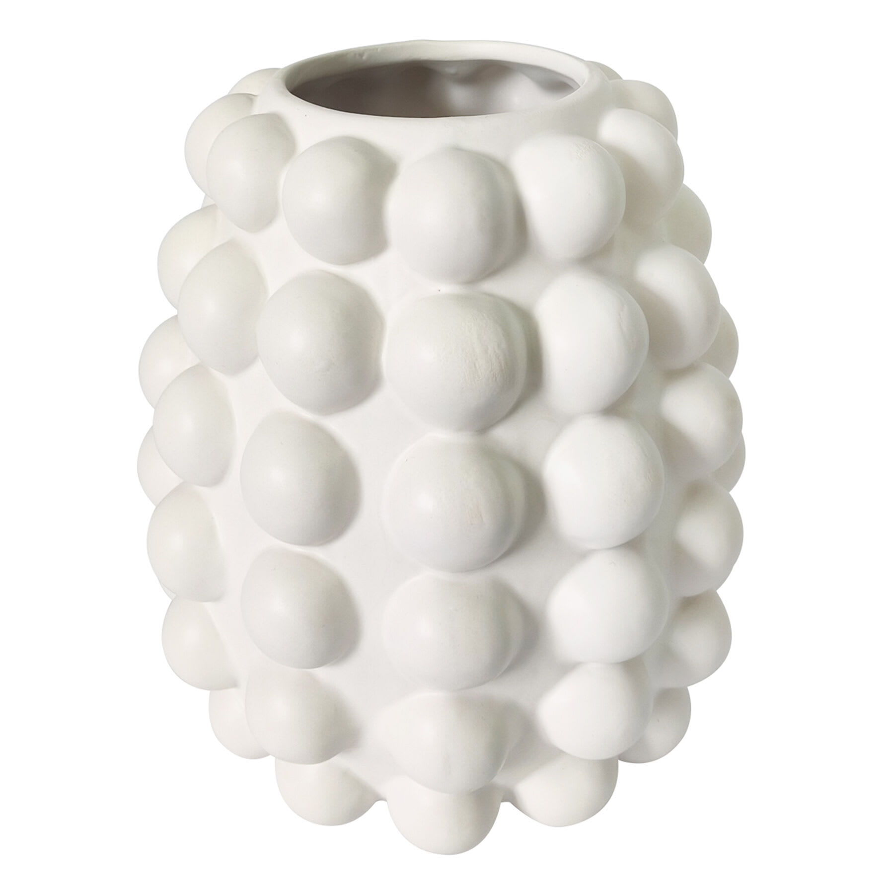 Crosby St. White Bubble Vase, 8"