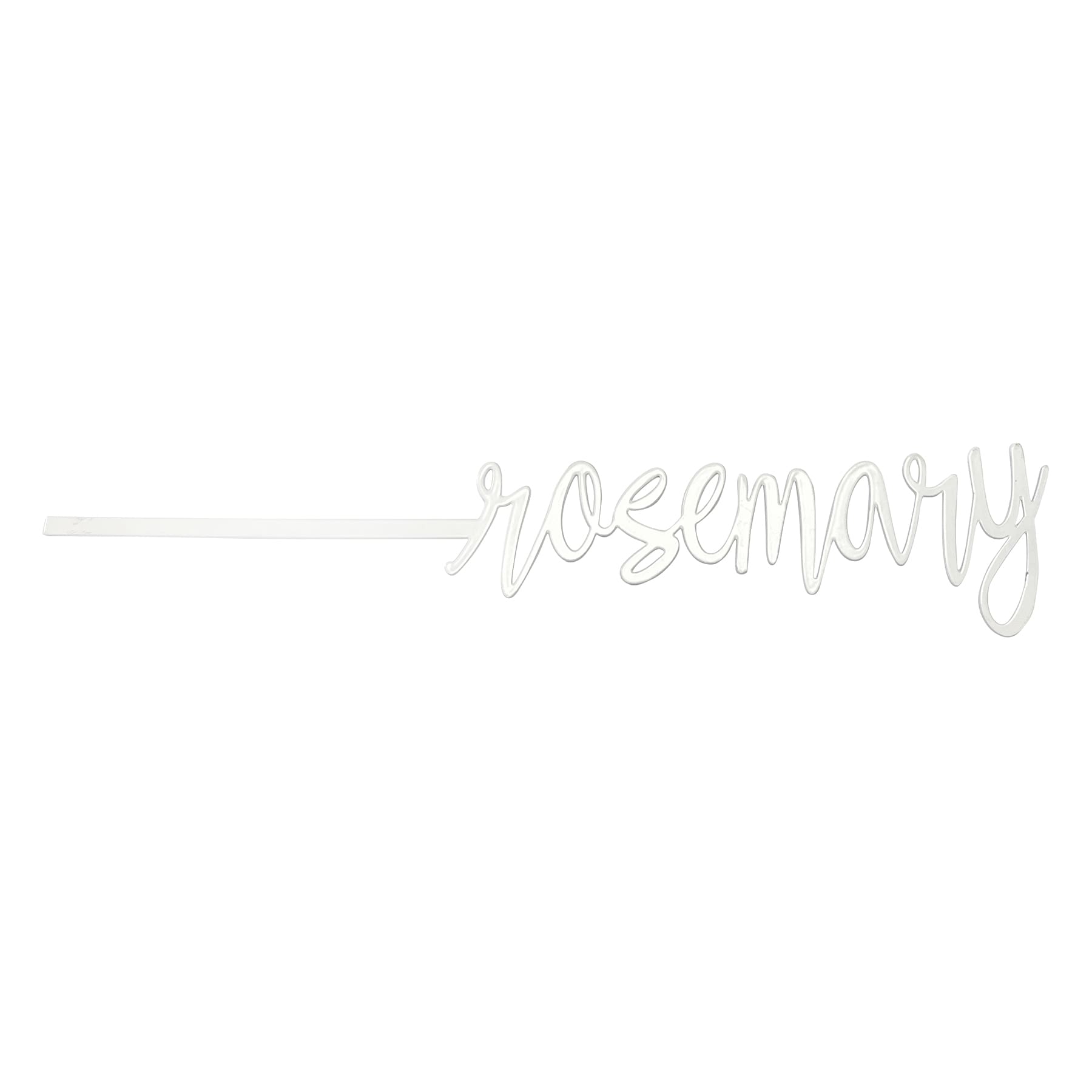 Honeybloom Rosemary Metal Herb Marker, 10"