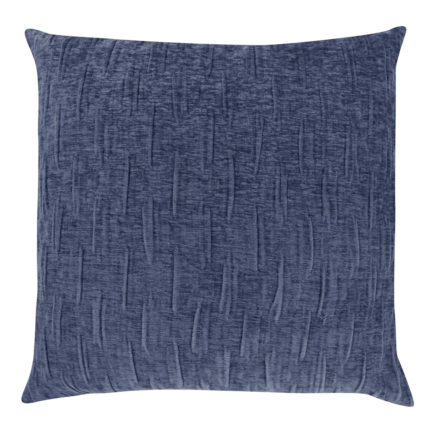 Blue Diamond Dash Chenille Throw Pillow, 18"