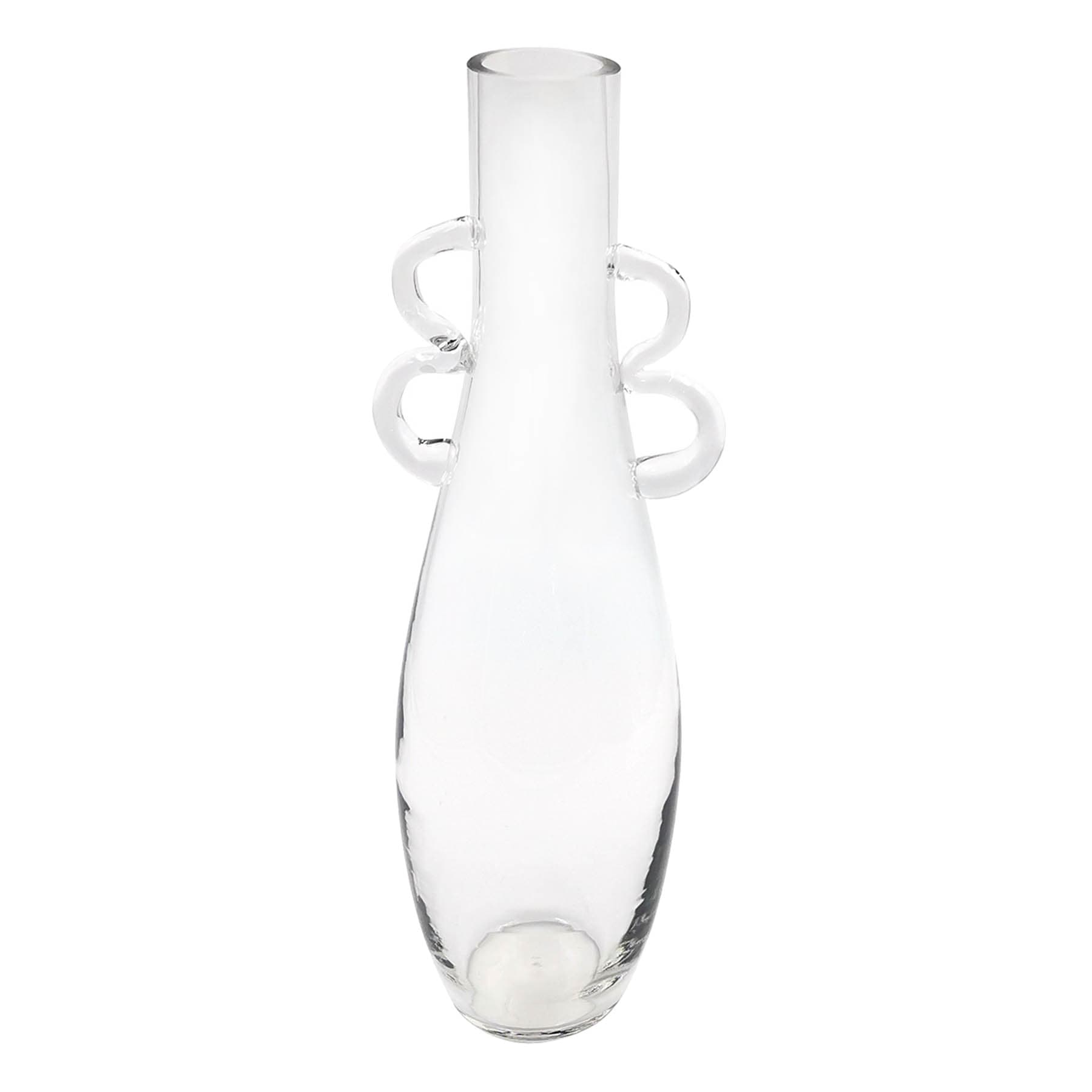 Clear Glass Vase, 17"