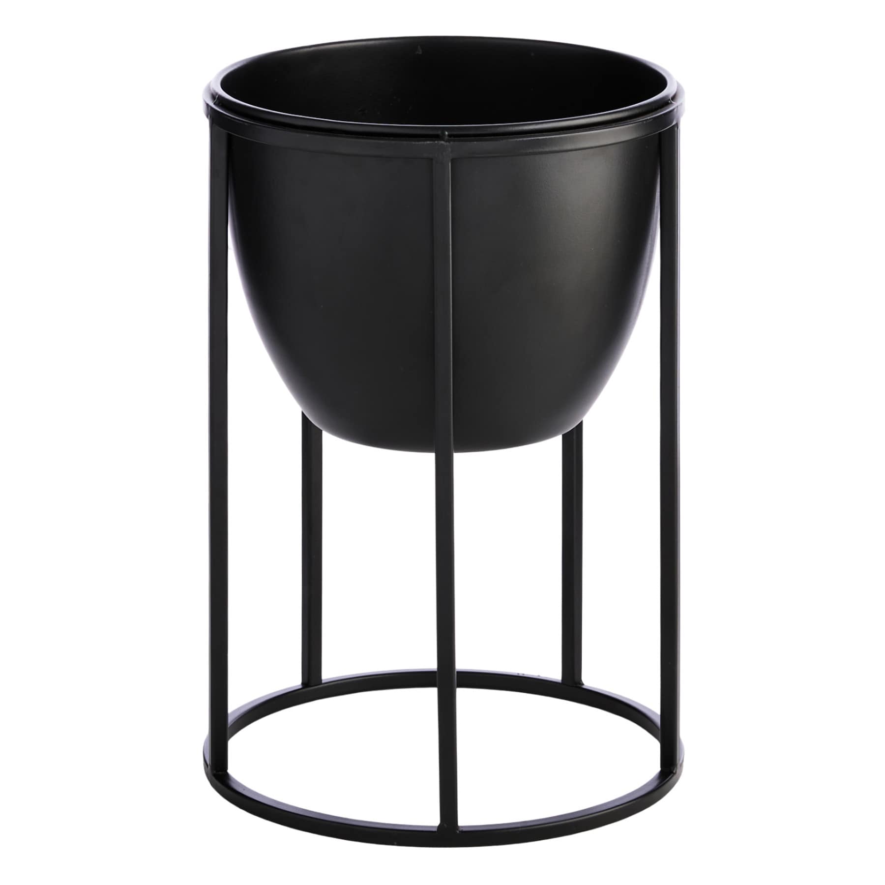 Nala Black Planter Stand, Small