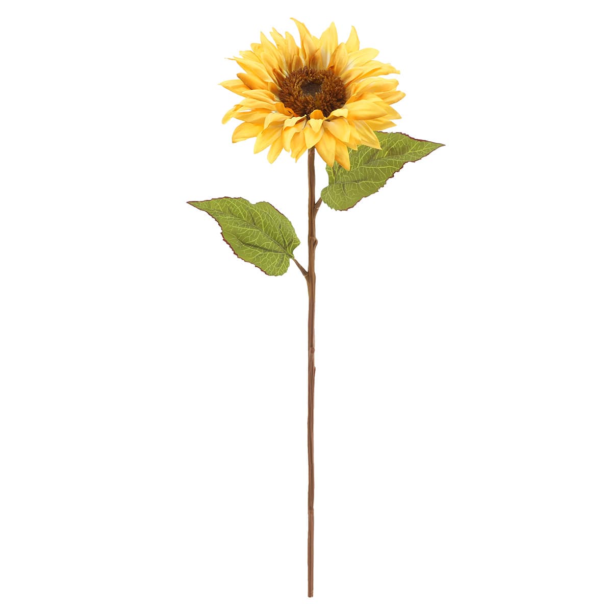 Yellow Sunflower Floral Stem, 28"