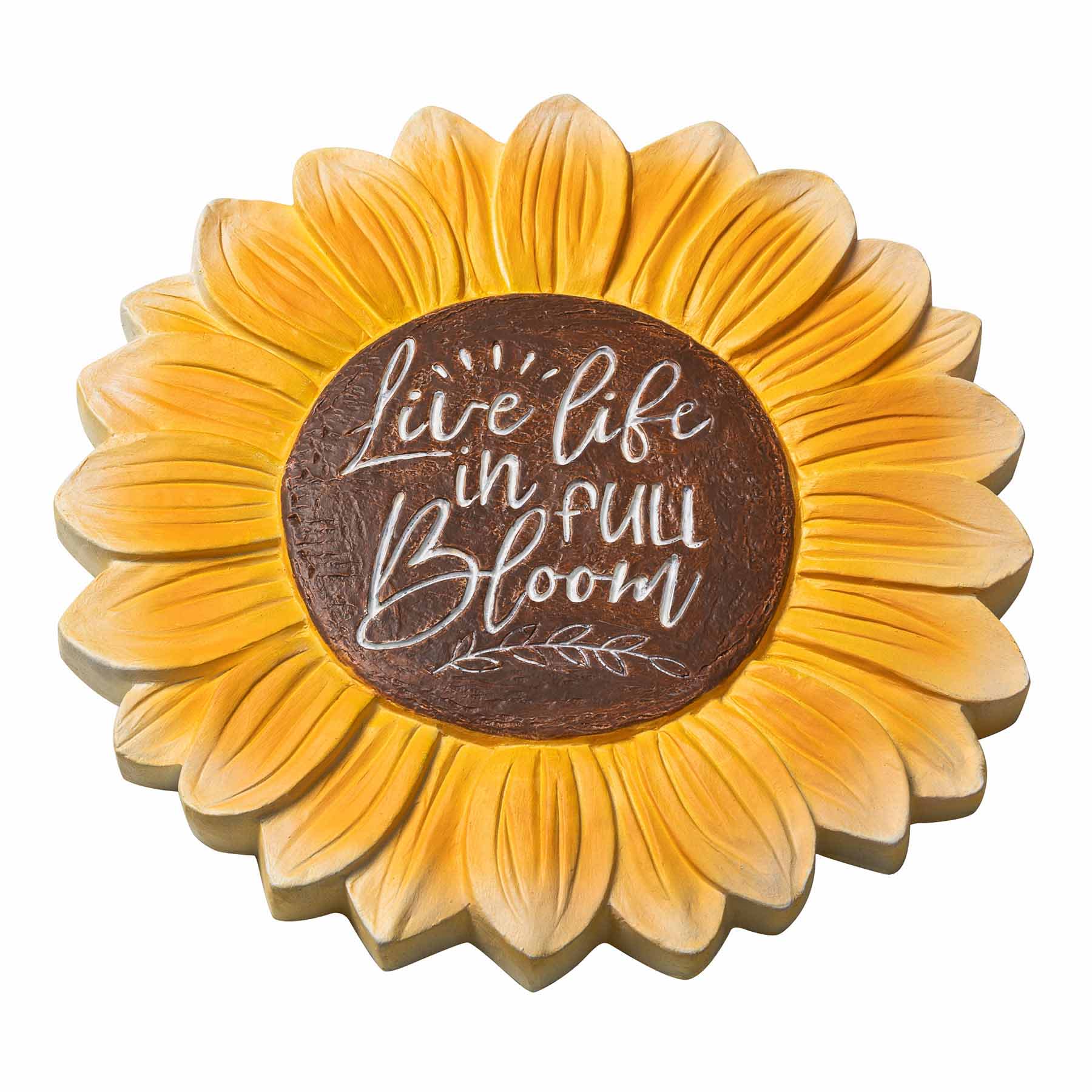 Flower Sentiment Outdoor Stepping Stone, 10"
