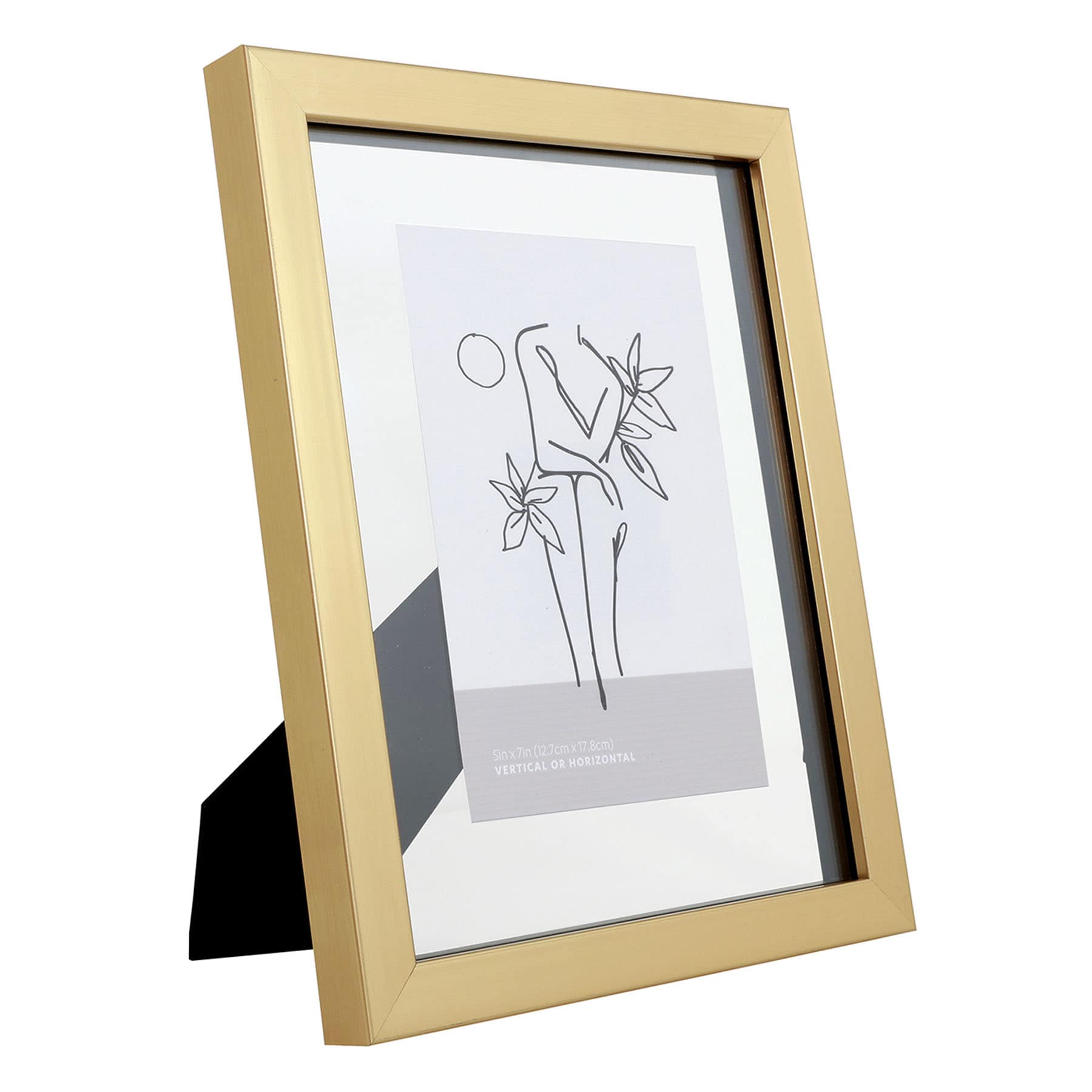 Gold Tabletop Float Picture Frame, 8x10