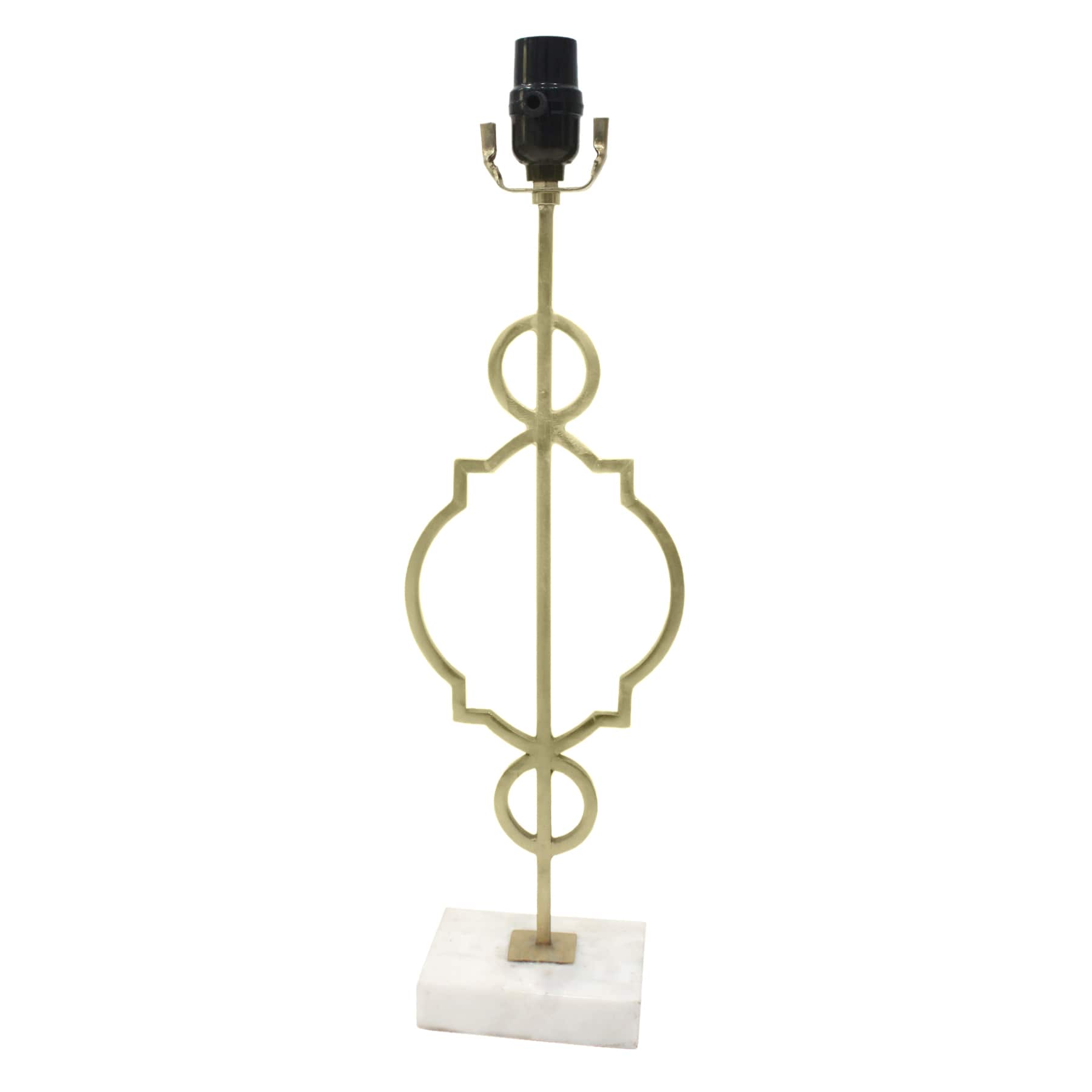 Providence Gold Stacked Decorative Medium Table Lamp Base, 15"