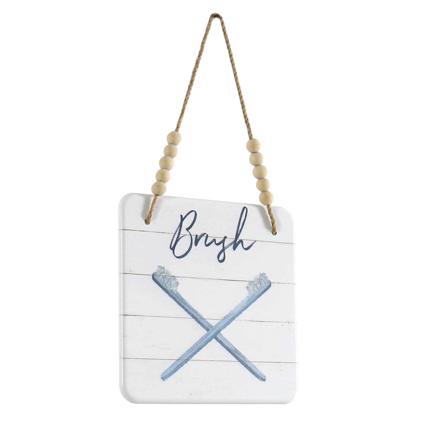 Bath Metal Wall Art, 8"