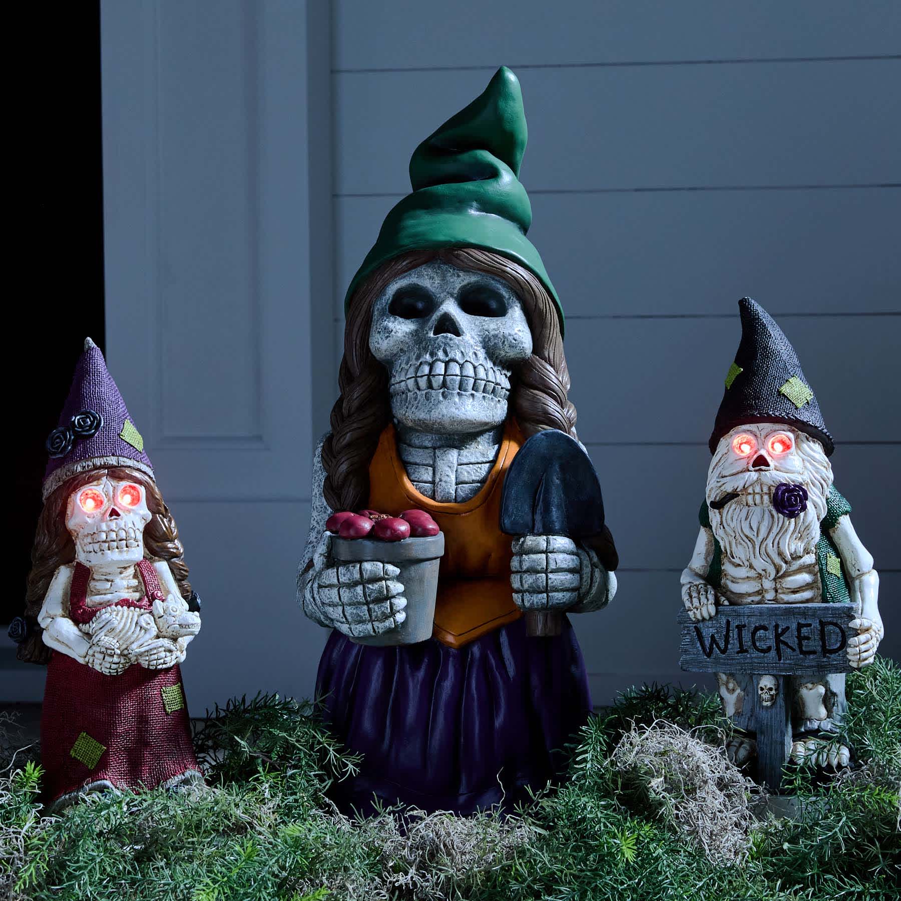 Grim Gardens Skeleton Garden Gnome, 28"