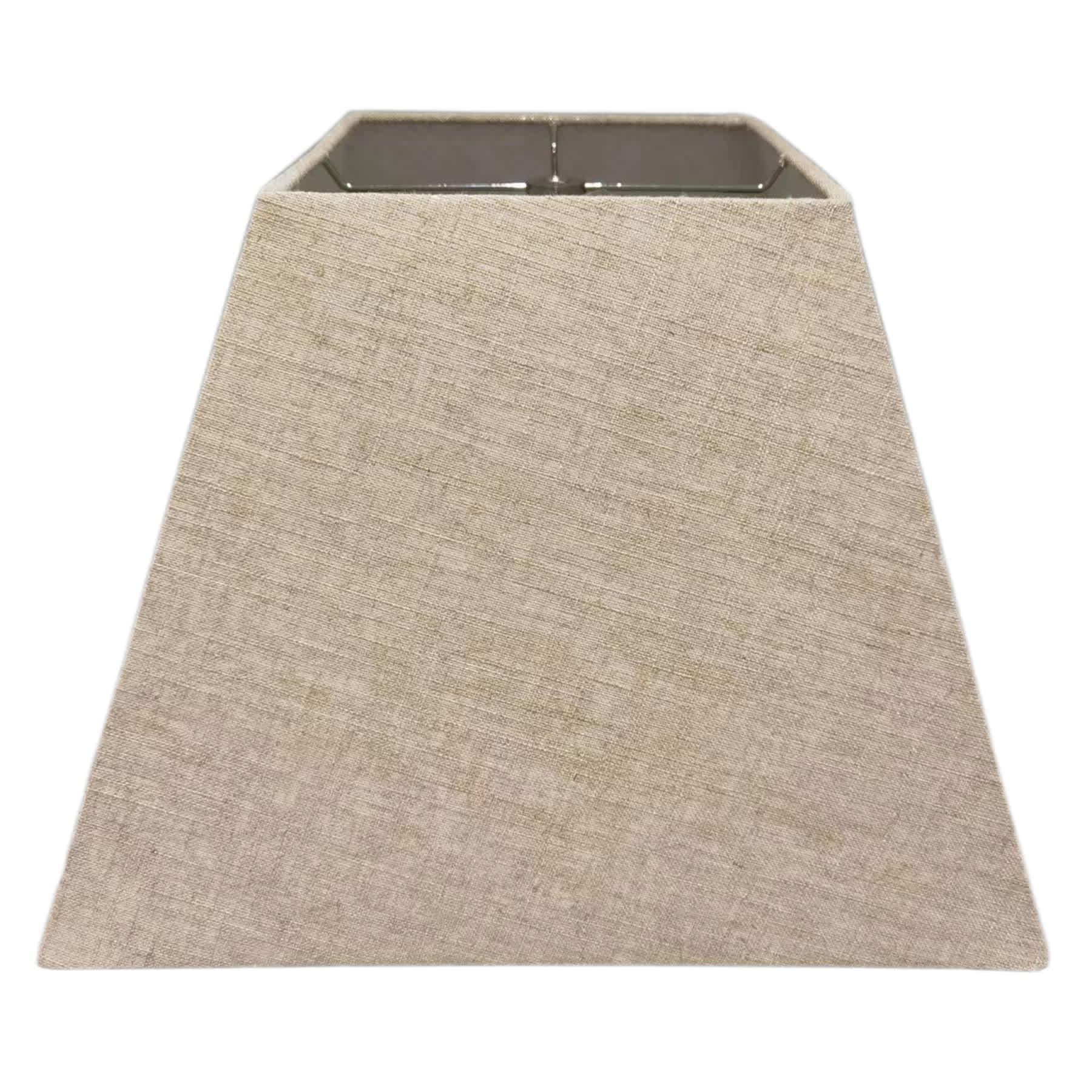 Dark Tan Squared Tapered Medium Table Lamp Shade, 8x15x11