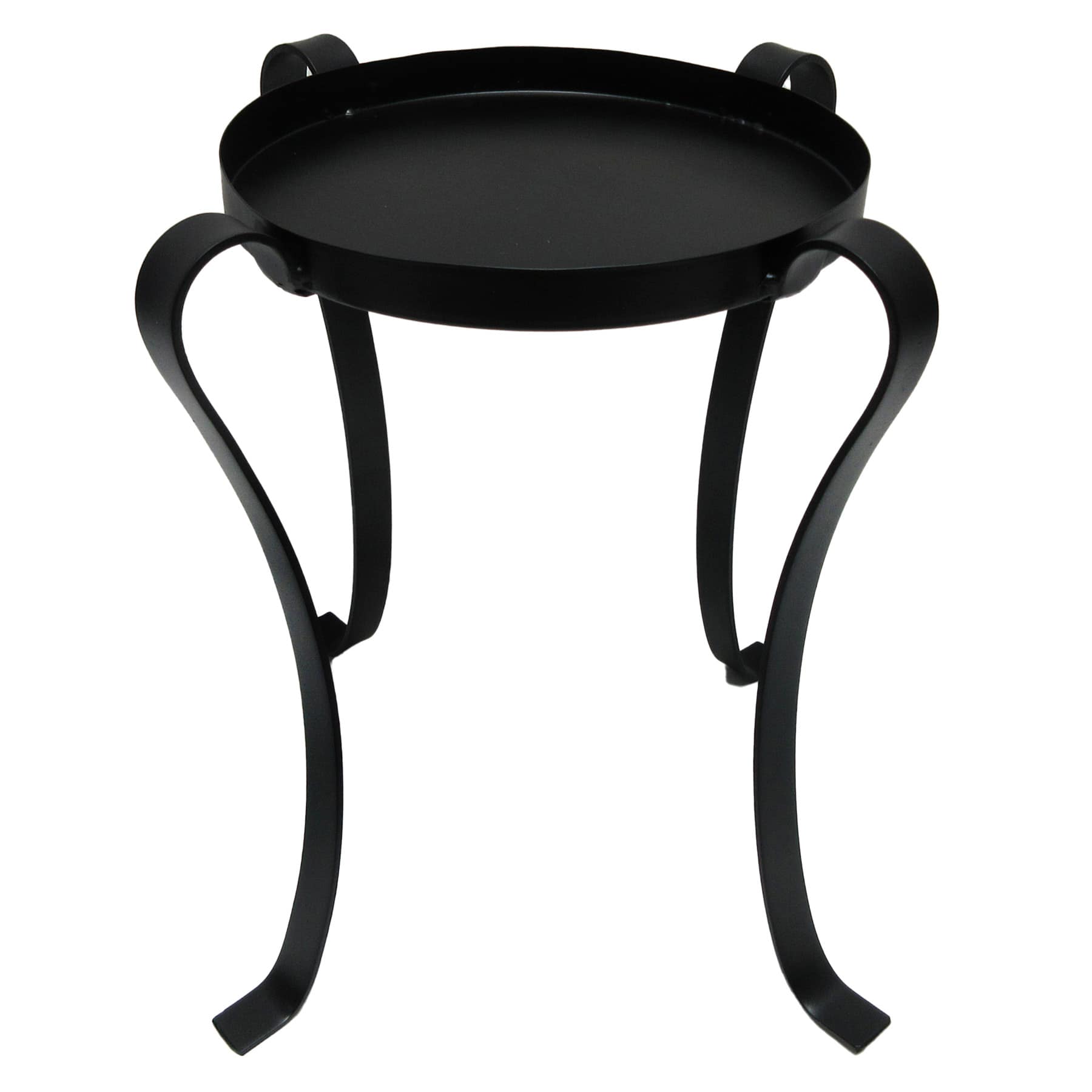Black Metal Plant Stand, Medium