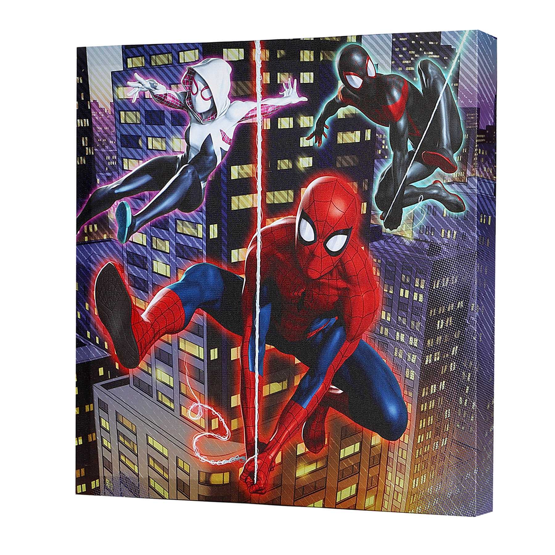 Spiderman Canvas Wall Art, 16"
