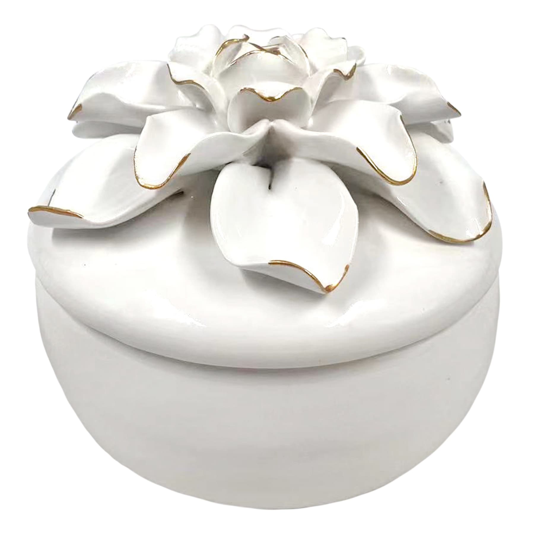 Providence 3D Floral Ceramic Box, 5x4