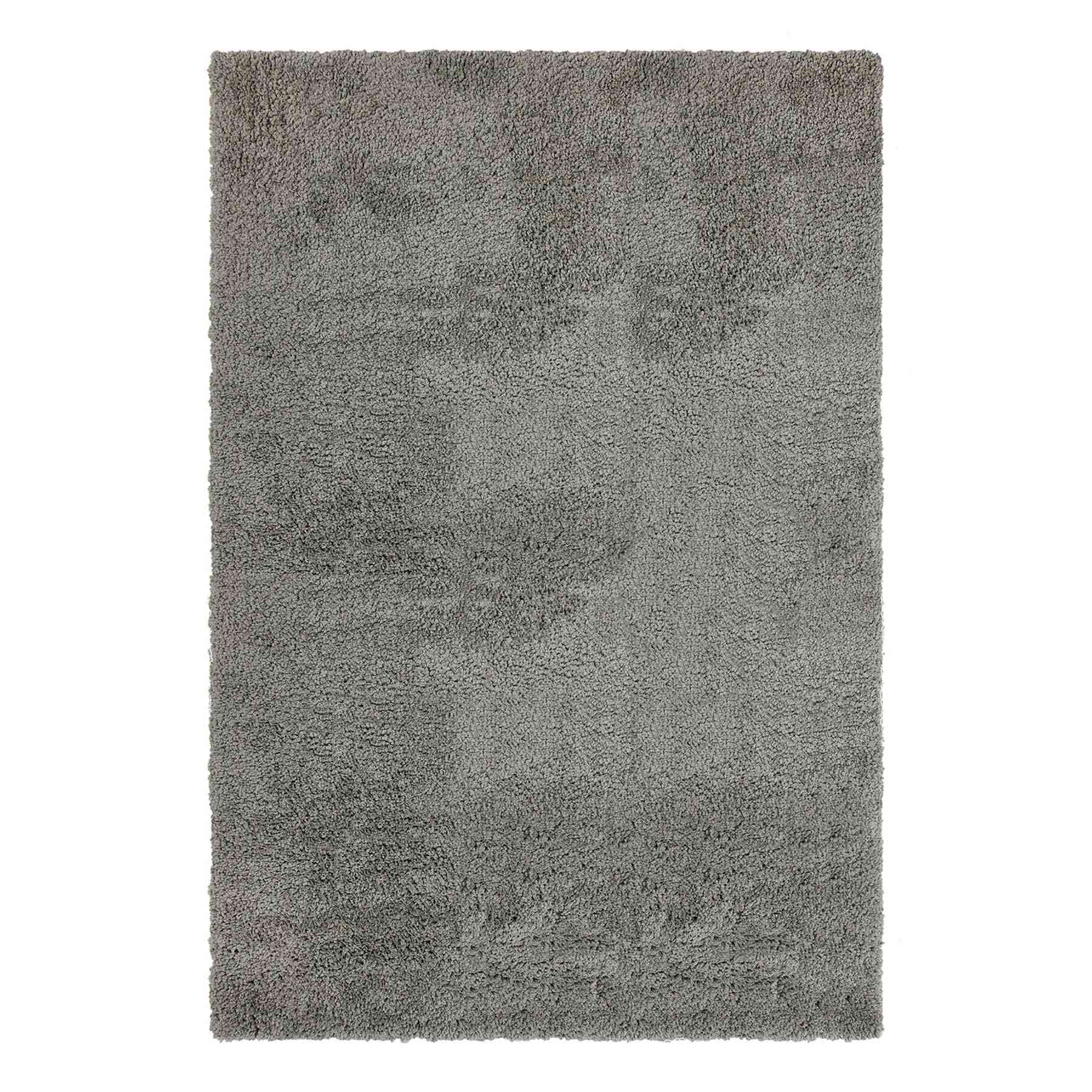 (C193) Kodiak Grey Shag Area Rug, 6x9