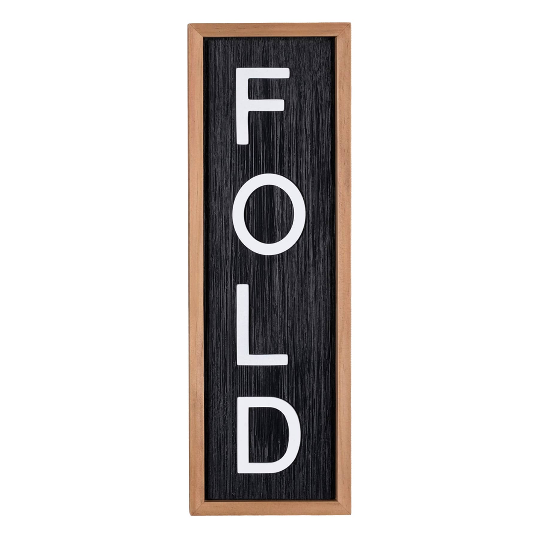 Fold Wooden Wall Décor, 5x16