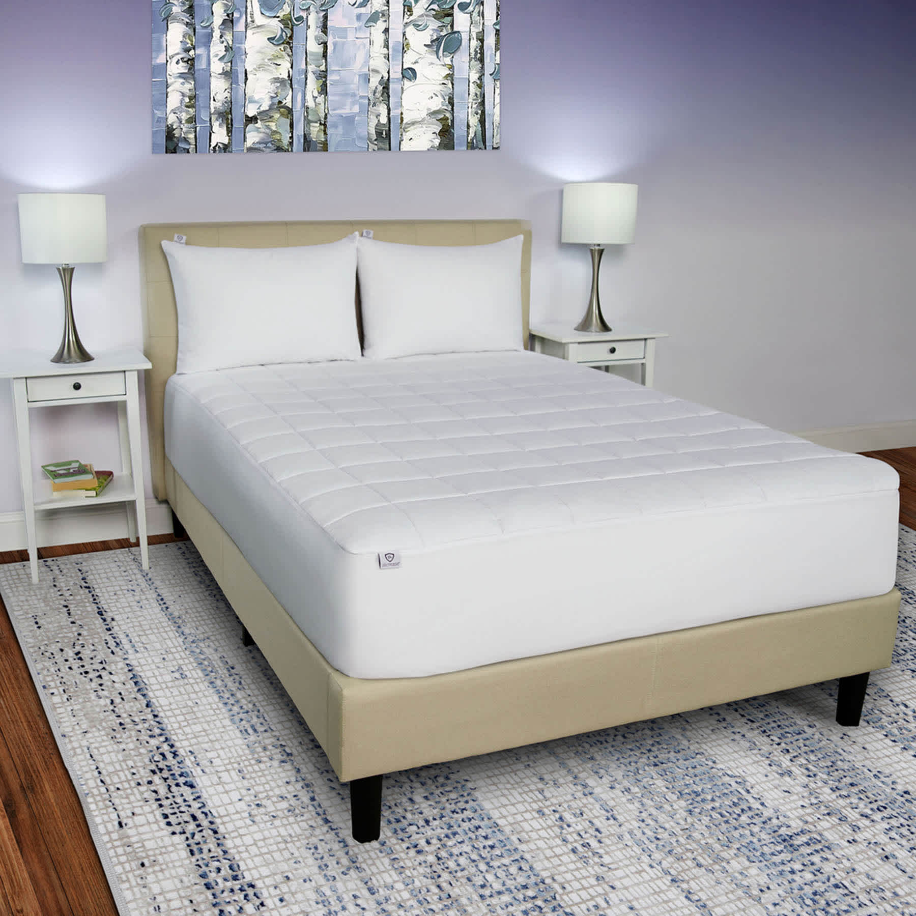 Allerease Total Allergy Defense Mattress Pad, Queen