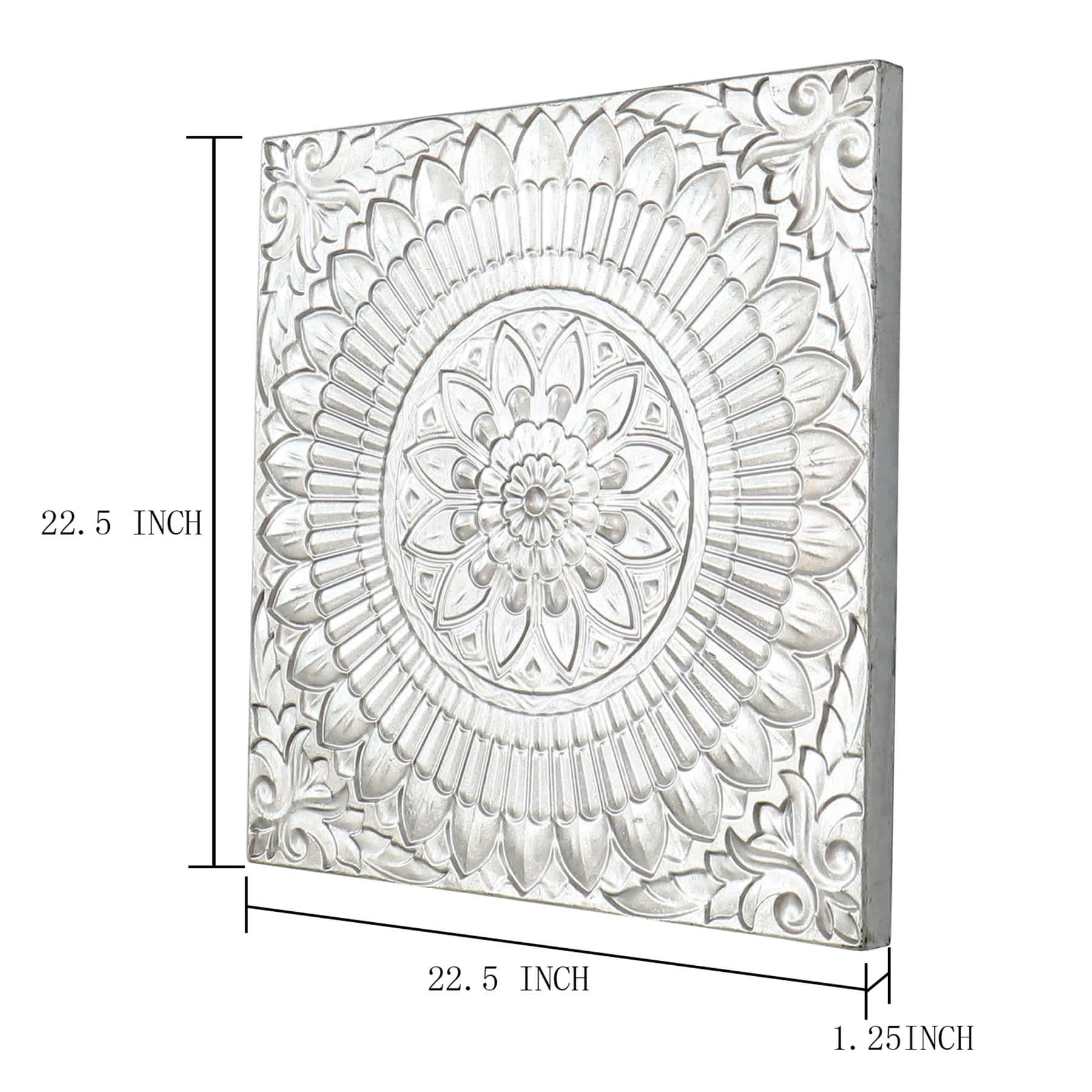 Found And Fable Metal Wall Medallion, 22"