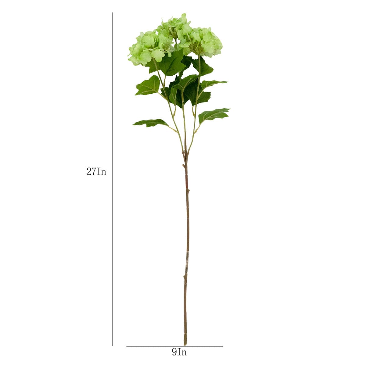 Green Mini Hydrangea Stem, 27"