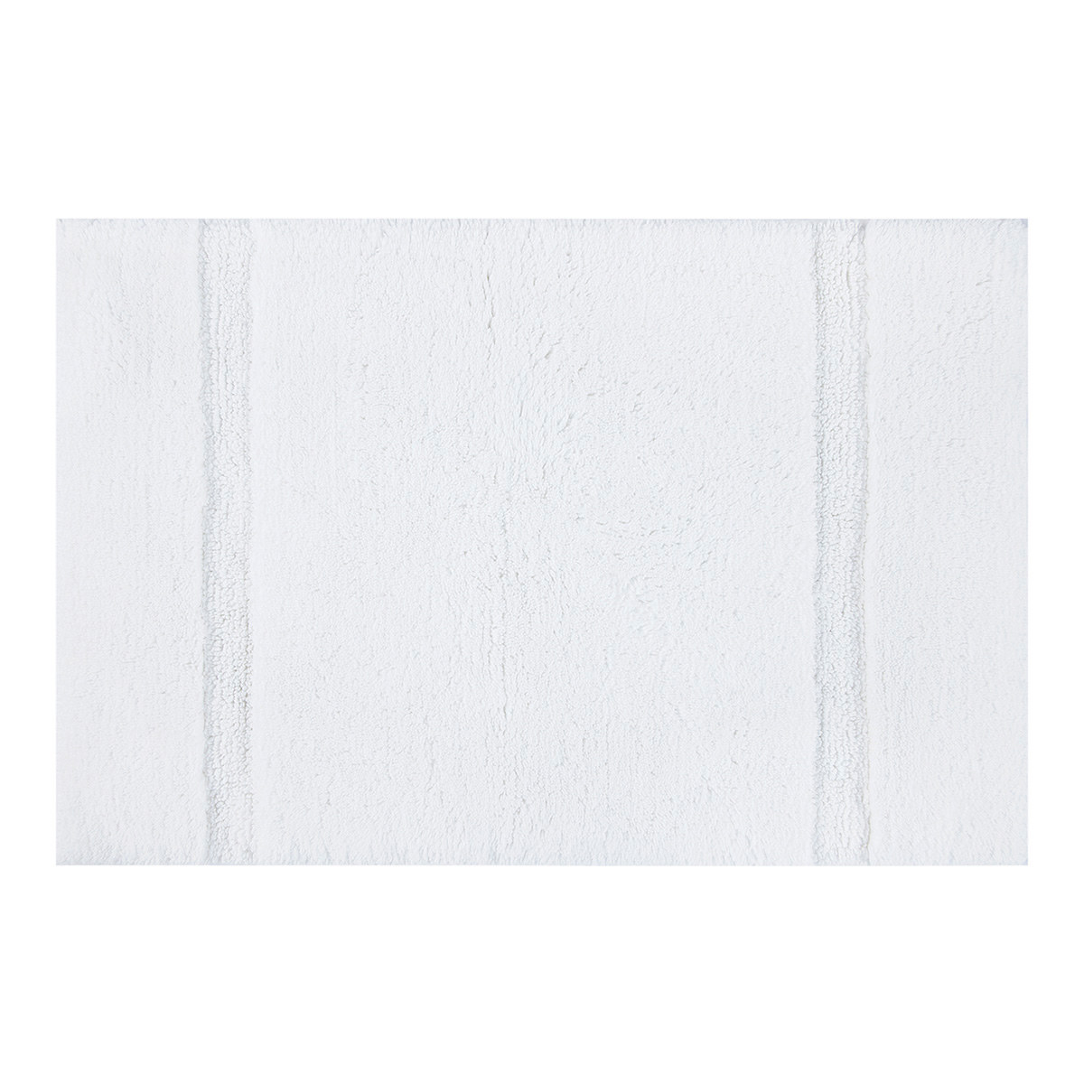 Providence Orion White Cotton Bath Rug, 20x30