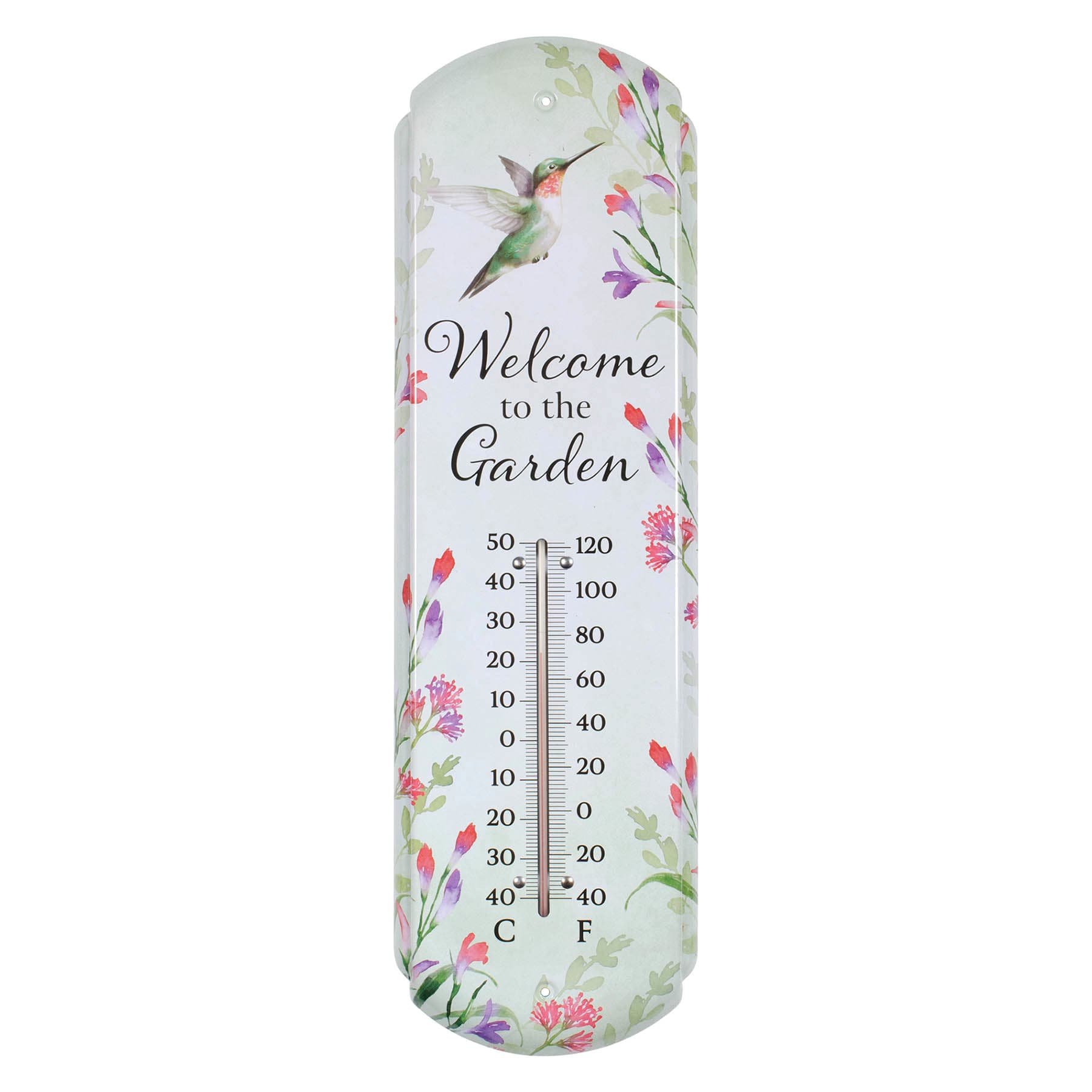 Welcome To My Garden Outdoor Thermometer